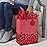 Hallmark 13 Large Gift Bag with Tissue Paper (Red Foil Dots) for Christmas, Father\'s Day, Birthdays, Graduations, Valentines Day, Sweetest Day or Any Occasion
