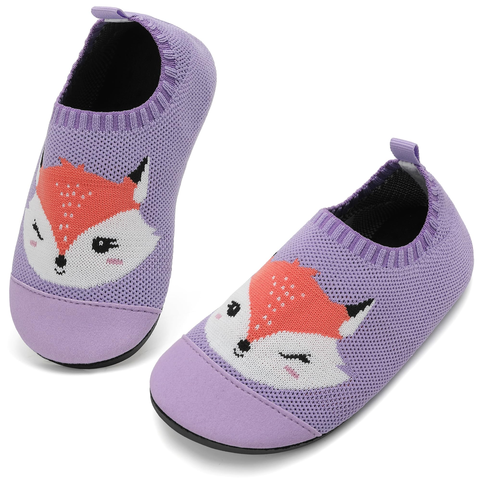 VOLHAL Hausschuhe ​Kinder Mädchen Junge Barfussschuhe Pantoffeln Lauflerns chuhe​Rutschfest ​Kindergarten für Atmungsaktive​Weich Kleinkinder Schuhe ​Unisex