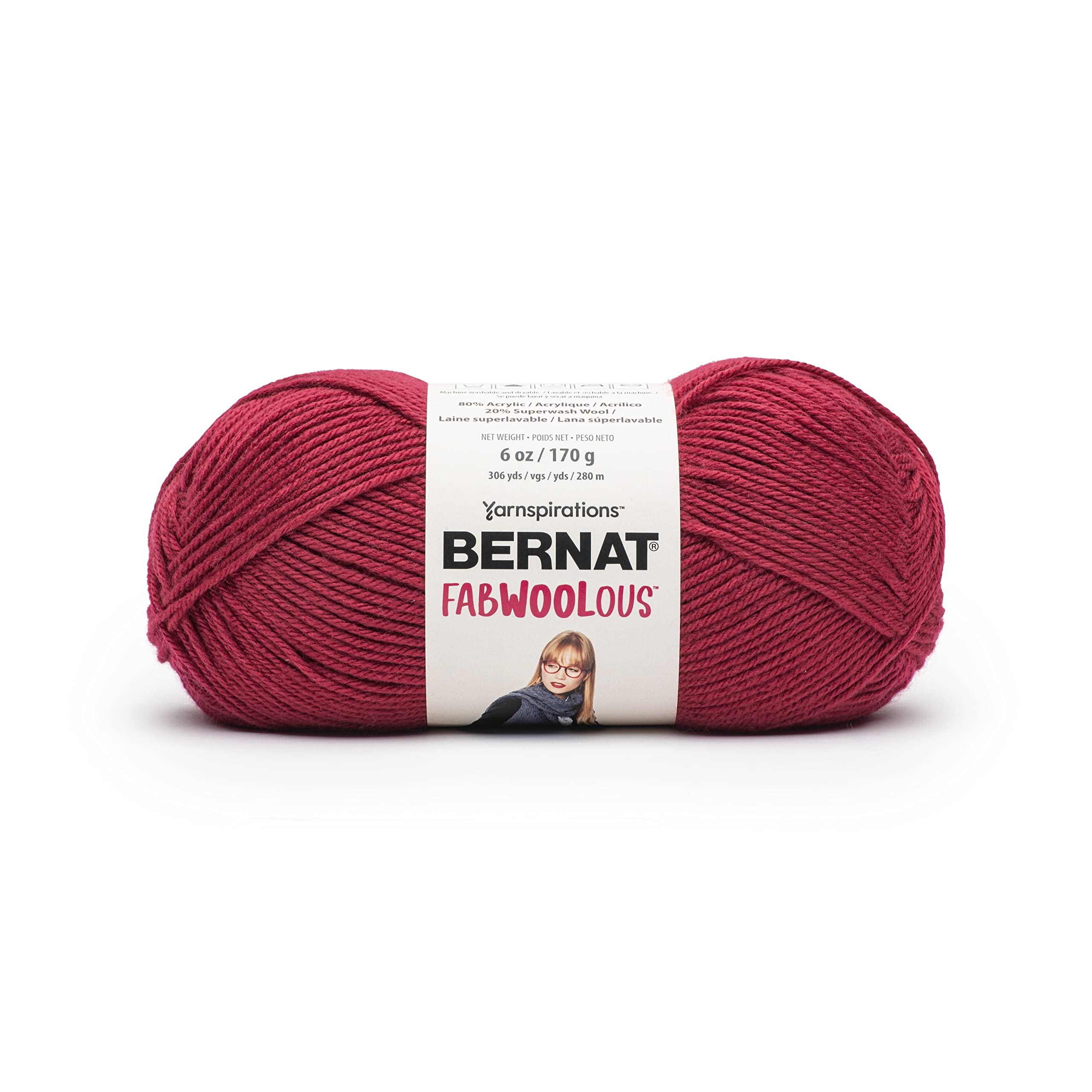 Crea ropa de abrigo con Bernat Fabwoolous 170g Cerise ideal para tardes de punto en casa