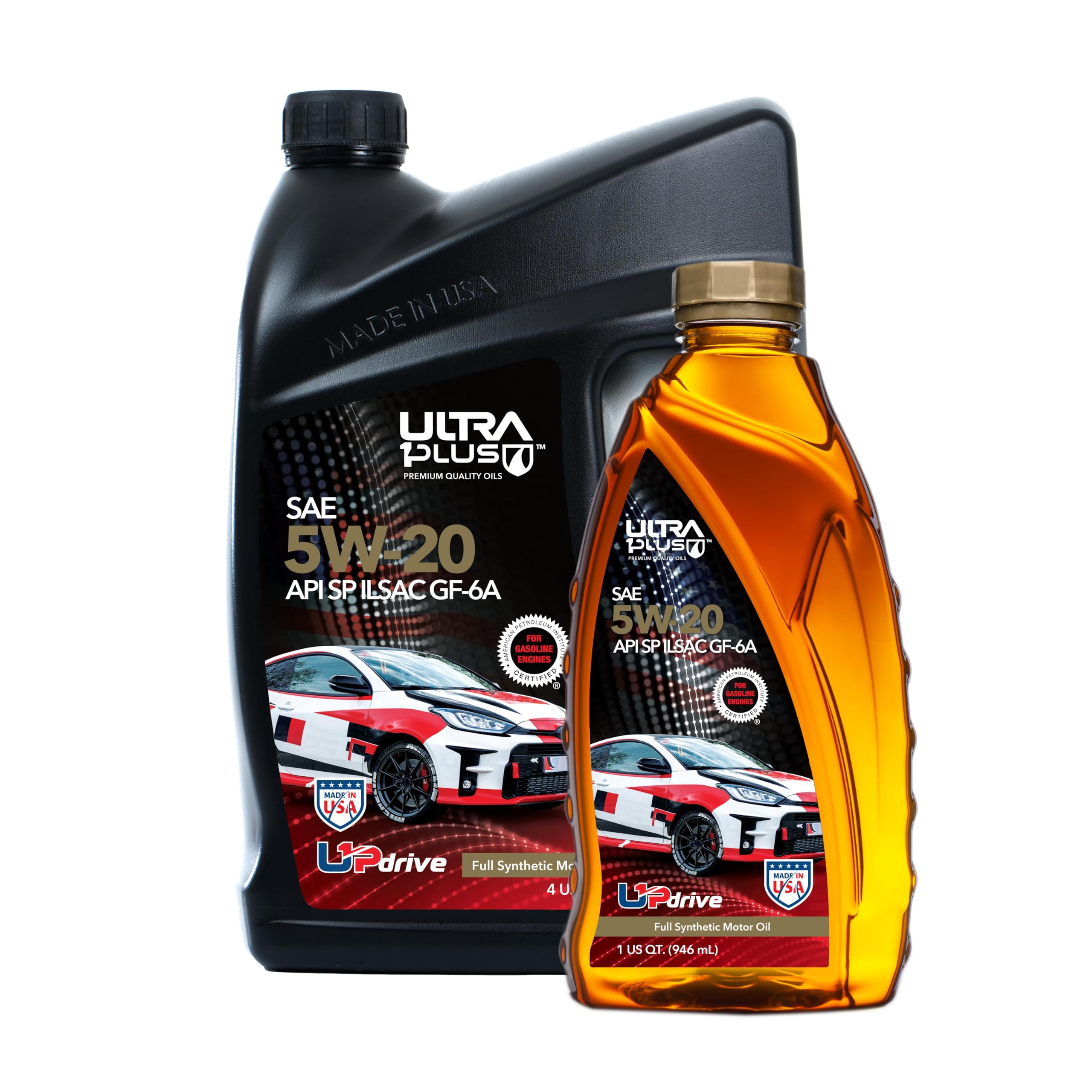 SAE 5W-20 Full Synthetic Motor Oil API SP ILSAC GF-6A 5 Quart