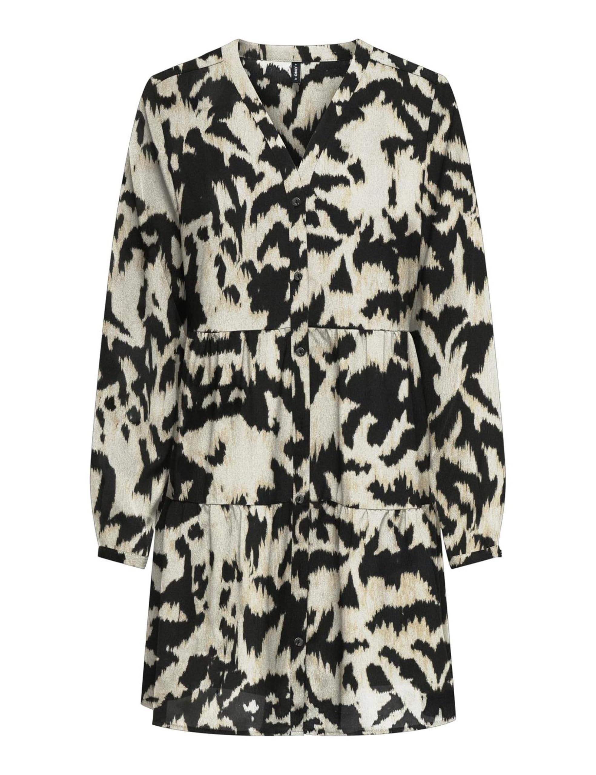 Robe boutonnée noire ONLY Onlnova Life Elite manches longues vêtement femme M - 3