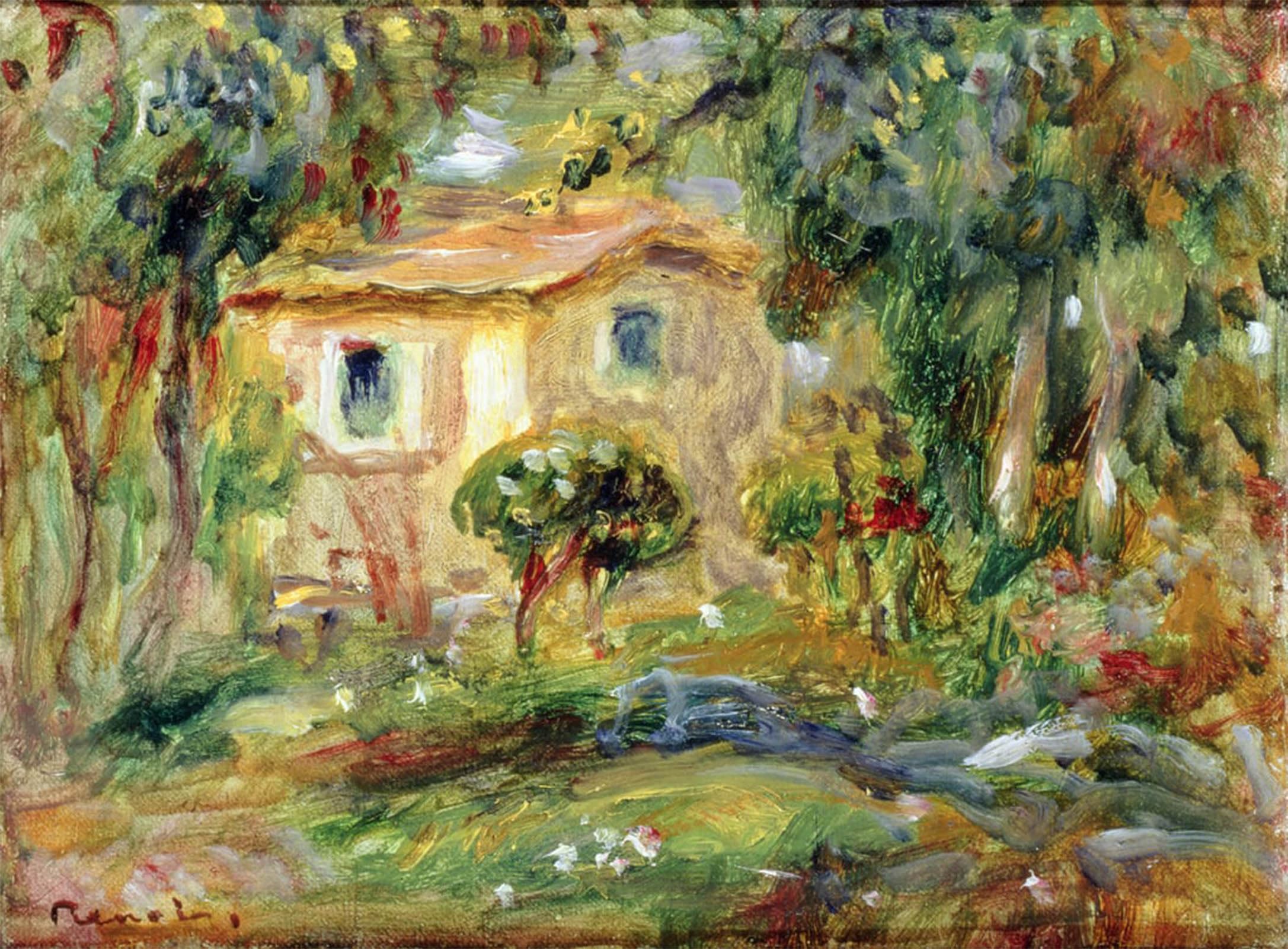 ARTXLXXBN Famous Painting Canvas Artwork Graffiti Print Landscape by Pierre Auguste Renoir Portrait Canvas Image for Home Decor 60x90cm