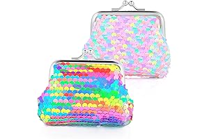Girls Coin Purses: Shimmering Sequins & Charming Storage