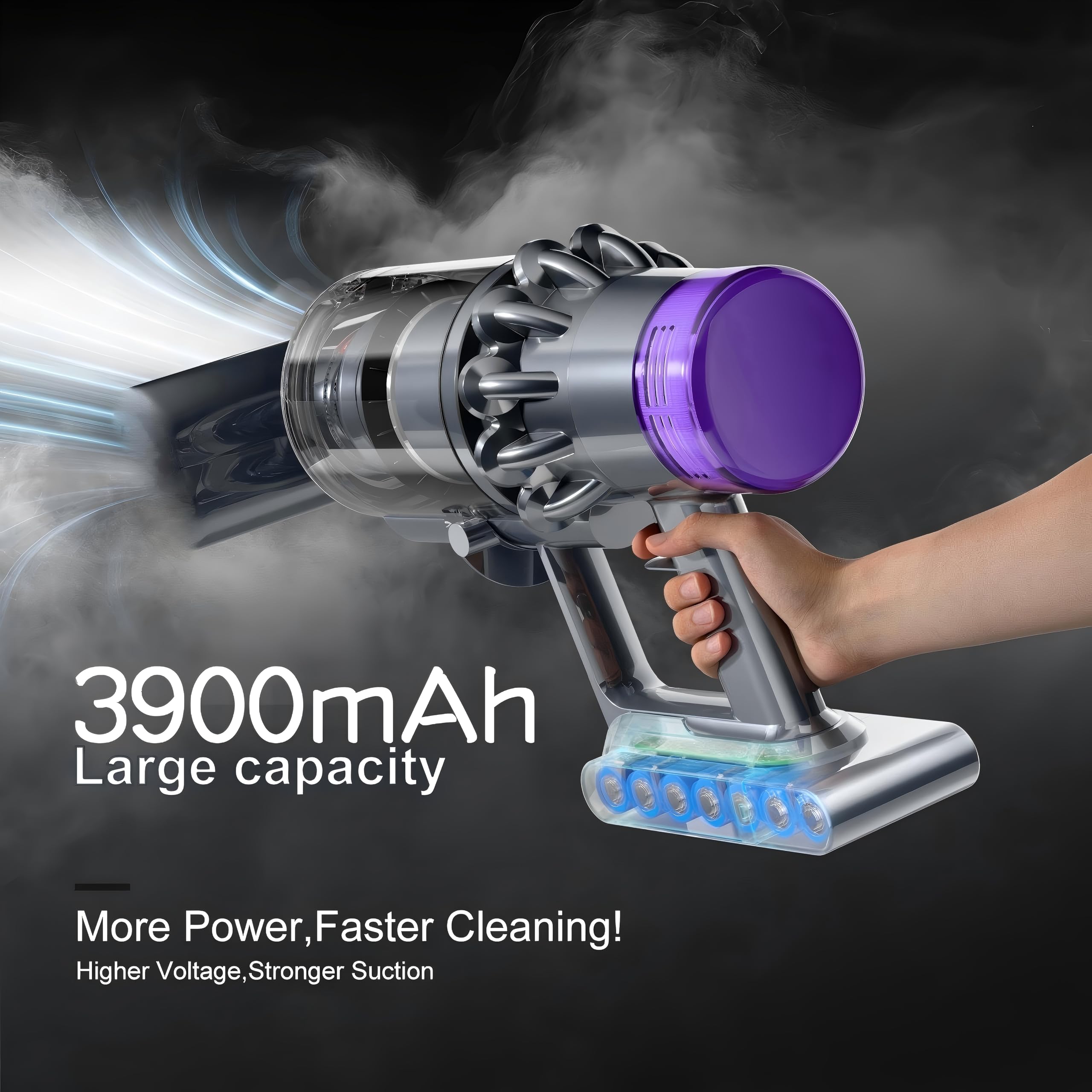 Batería V11/V15, 3900 mAh para Dyson Extra/Absolute/Torque/Drive/Outsize | Batería V11/V15 para Dyson