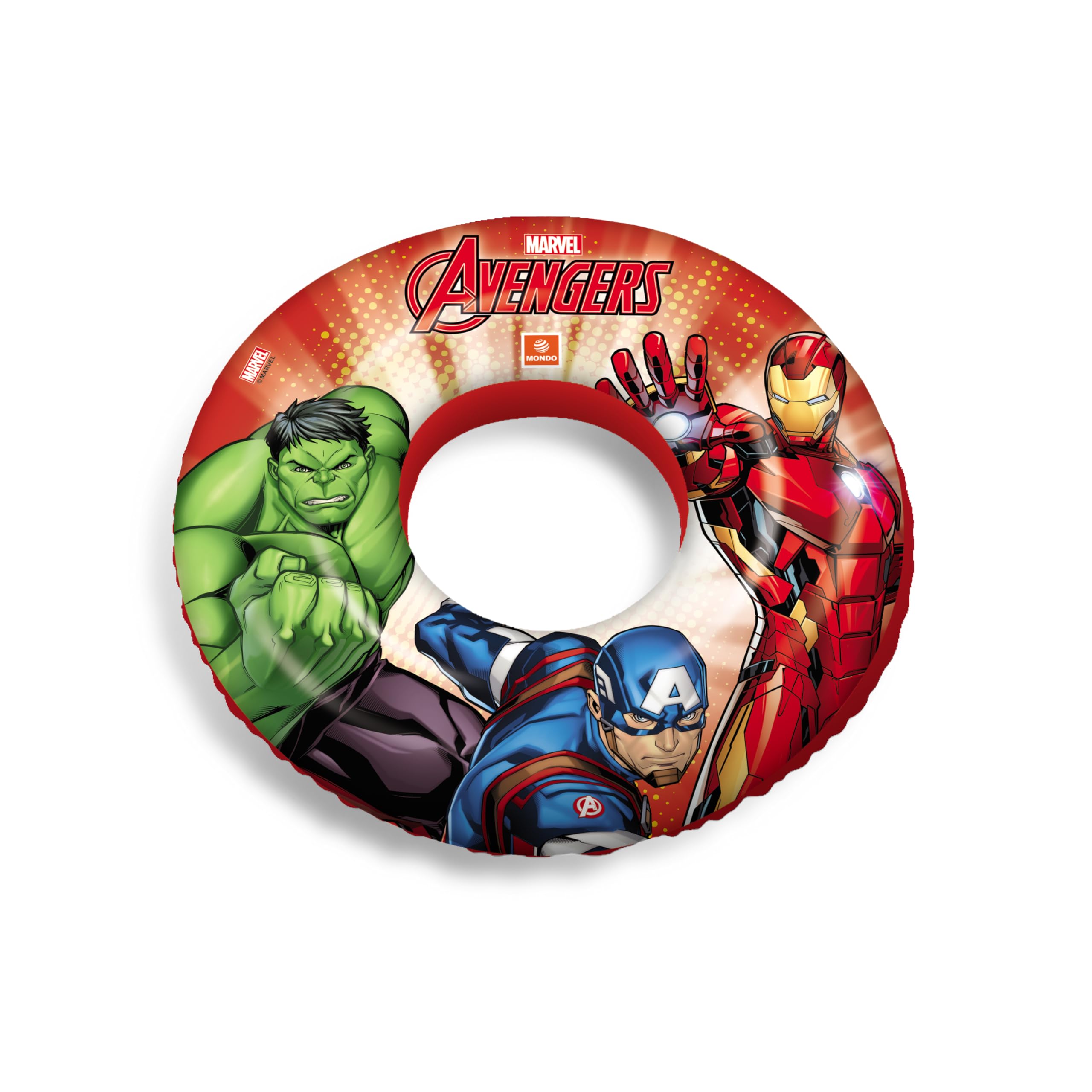 Mondo Toys - set braccioli e ciambella bambini mare estate piscina (avengers)