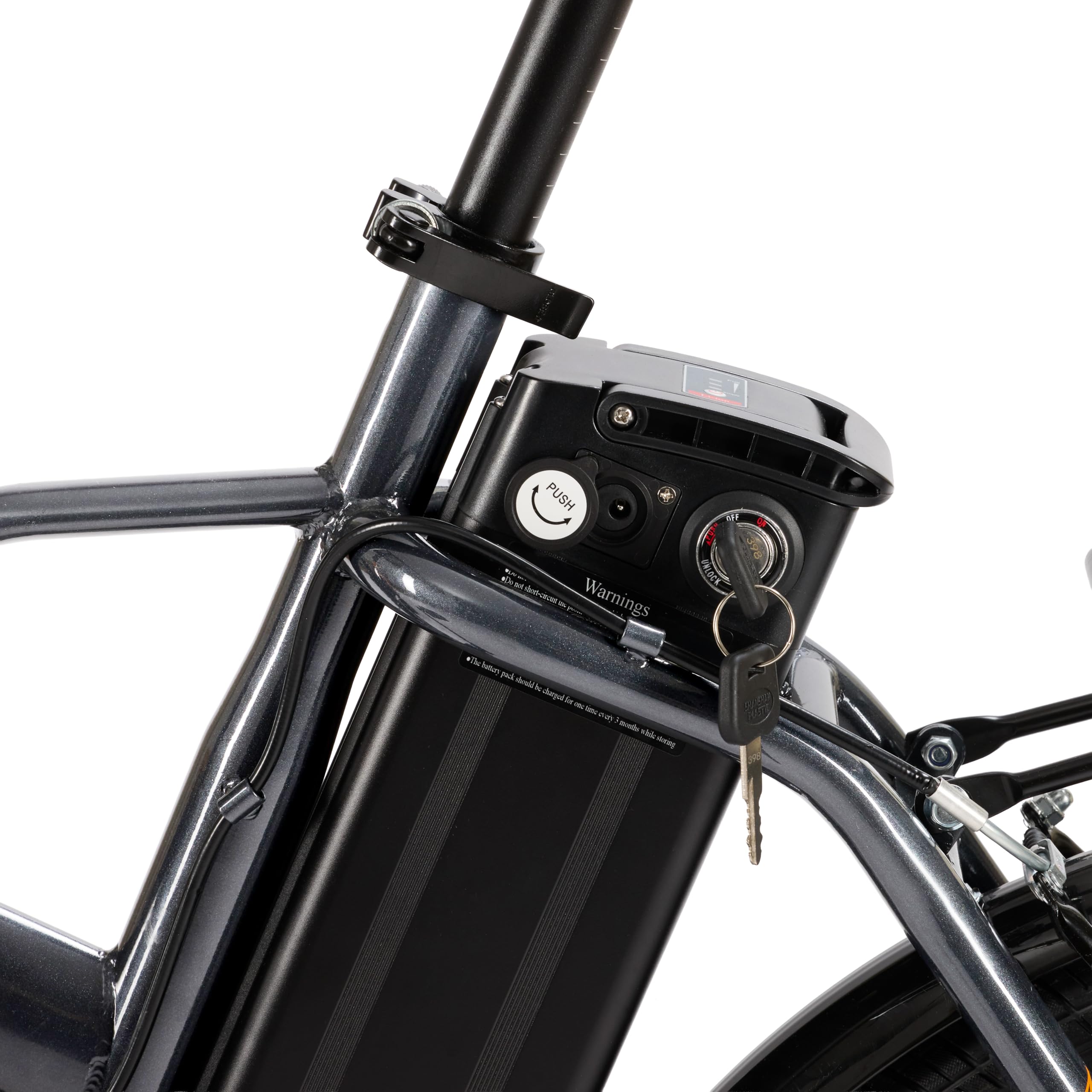 Nilox, Ebike, Bici Elettrica Pieghevole, Fino a 40 km di Autonomia, Fino a 25 Km/h, Motore da 36 V/250 W e Batteria 36 V, Gomme 20"
