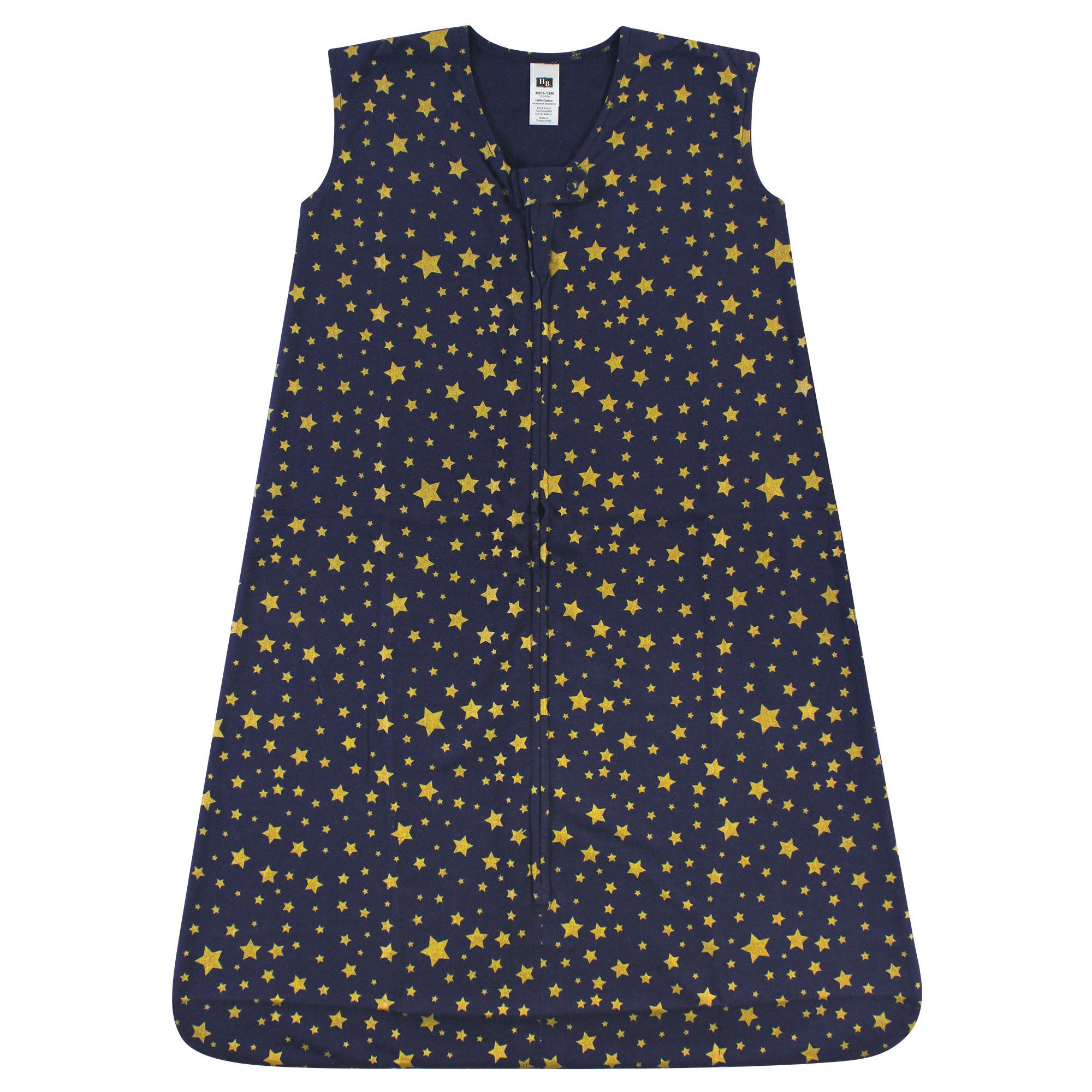 Hudson Baby Unisex BabyCotton Sleeveless Wearable Sleeping Bag, Sack, Blanket