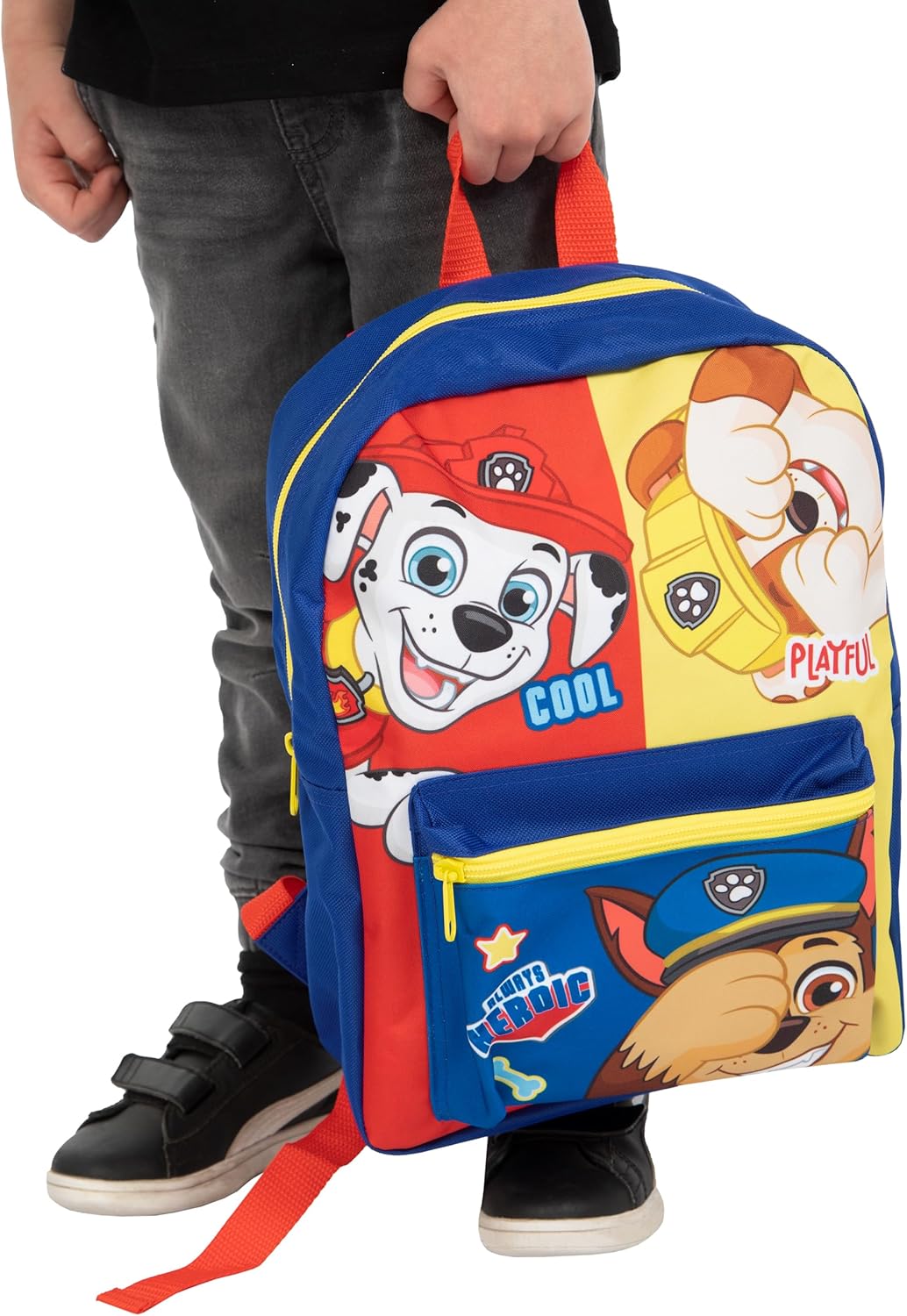 Paw Patrol Backpack With Lunch Box | Marshall, Chase And Rubble Boys Backpack | Boys School Bag | Blue One Size - Image 3