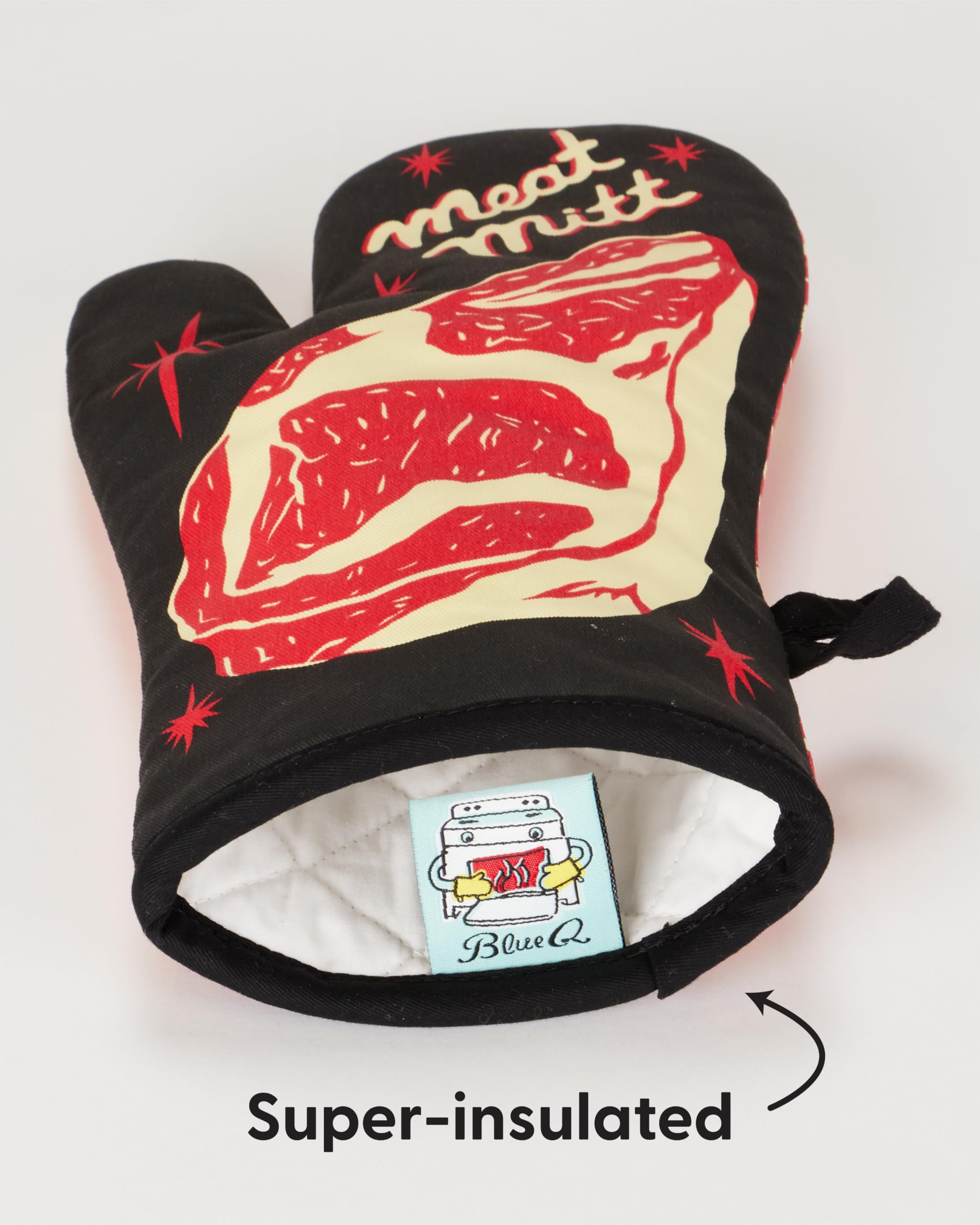 Blue Q Oven Mitts - Cute Kitchen Accessories & Kitchen Gifts - Meat Mitt view 4