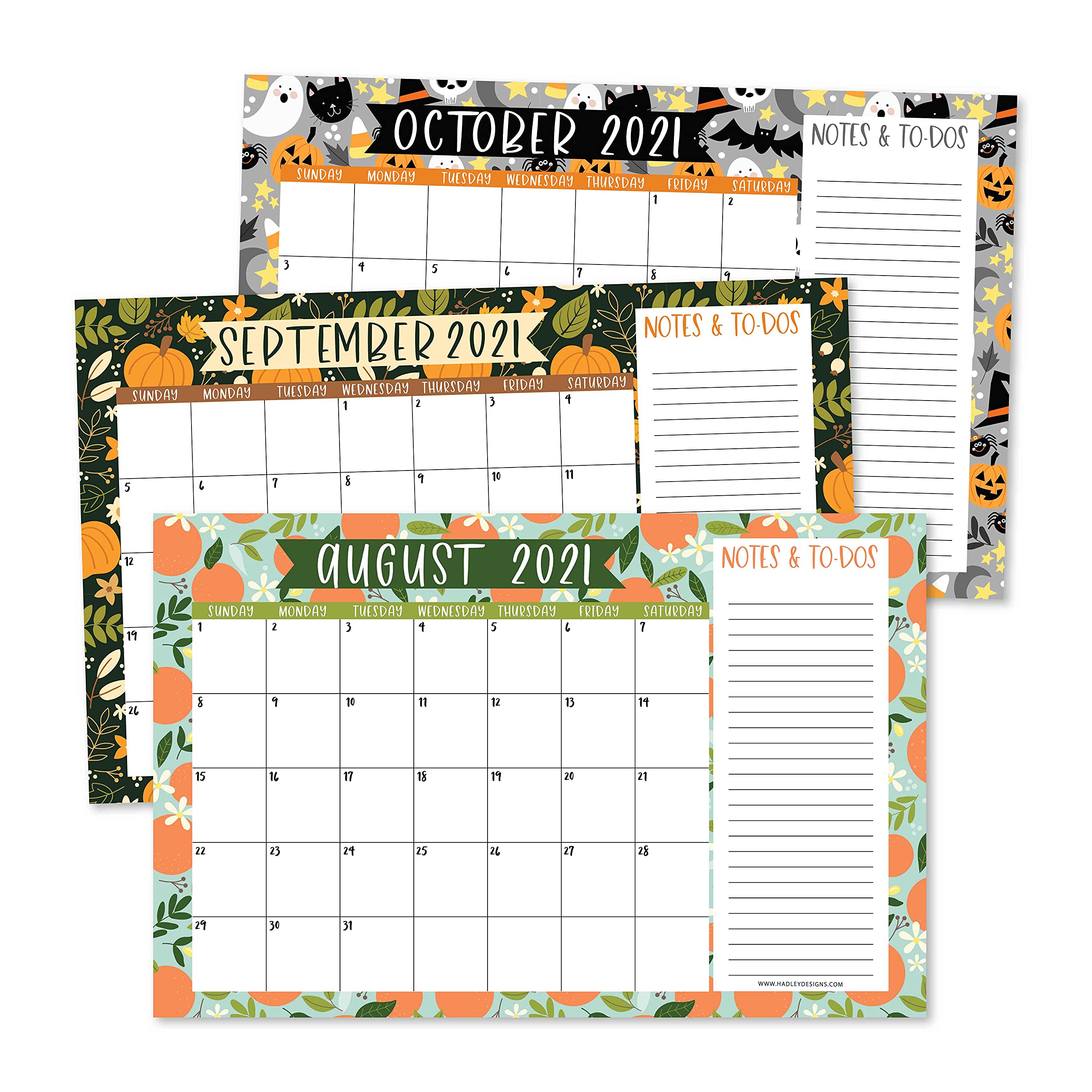 Buy 20212022 Doodle Desk , Large Monthly Wall Planner with Seasons, 18
