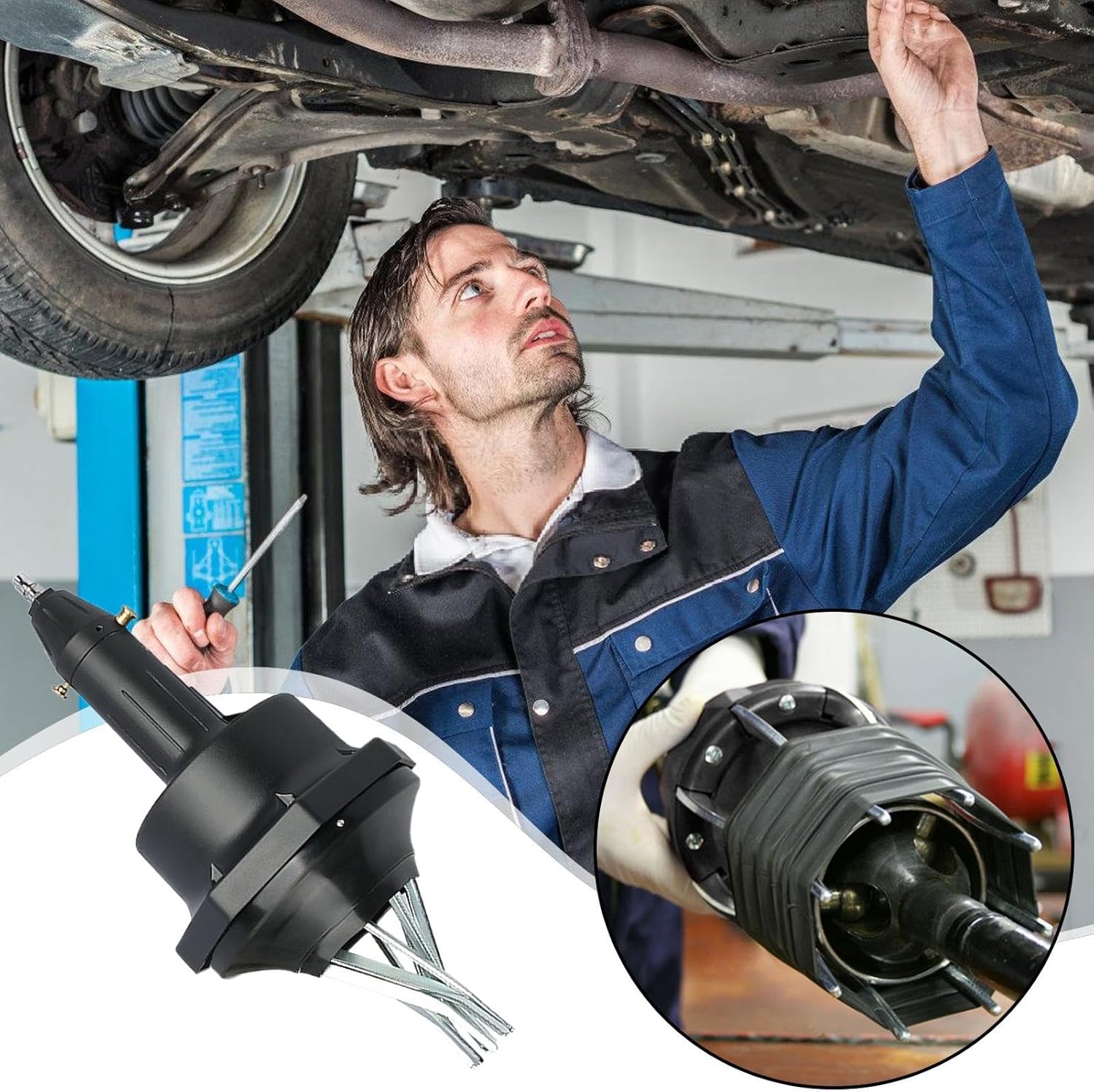 CVブート 拡張工具 - アンチスリップ ボールケージ 取り付け取り外し装置 - 空気圧CV取り付け取り外し工具 - トレーラー R