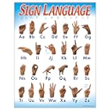 TREND Sign Language Learning Chart, Classroom Decor, 17