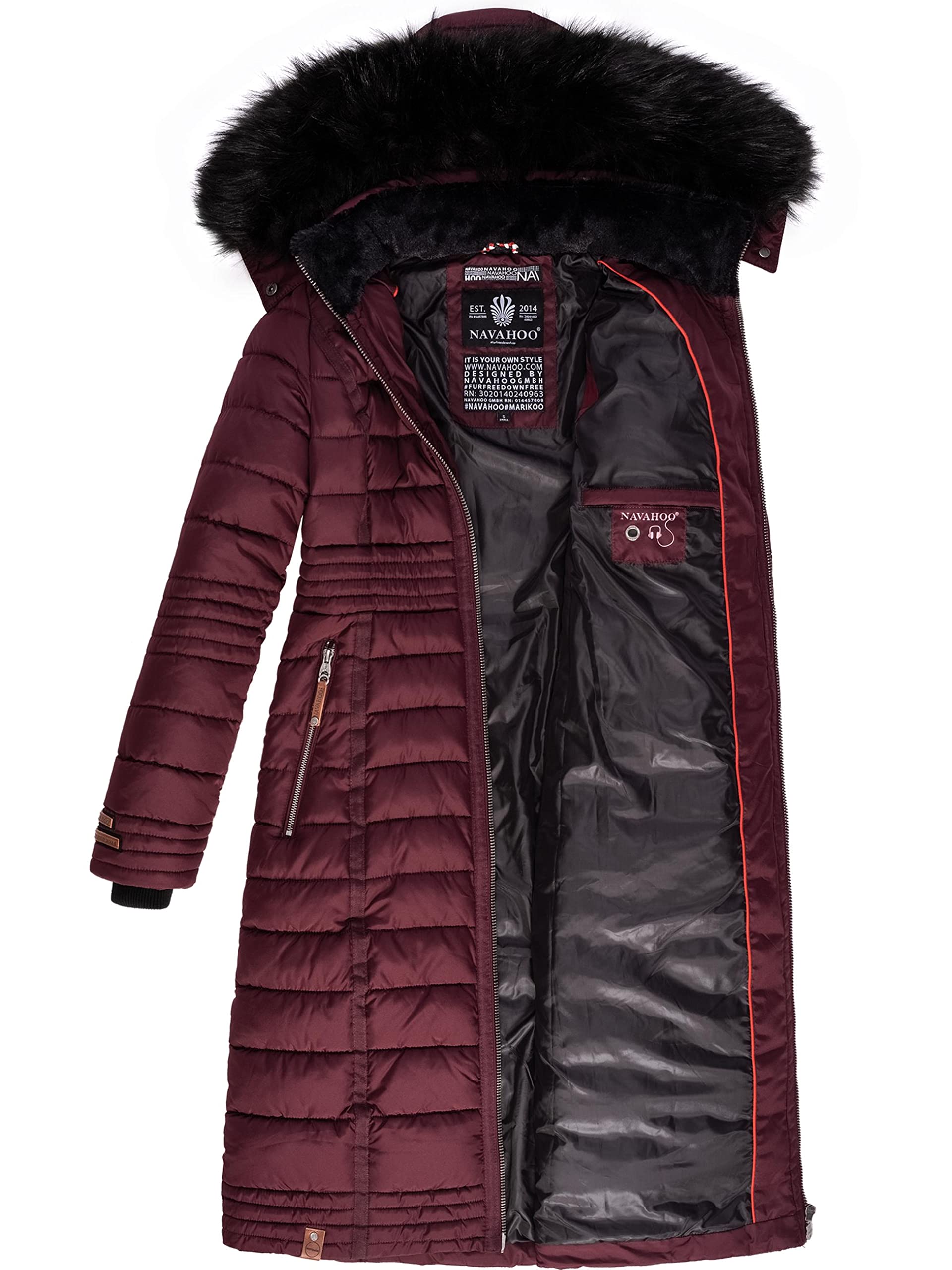 Navahoo – Cappotto invernale trapuntato da donna “Umay”, 6 colori, XS – XXL
