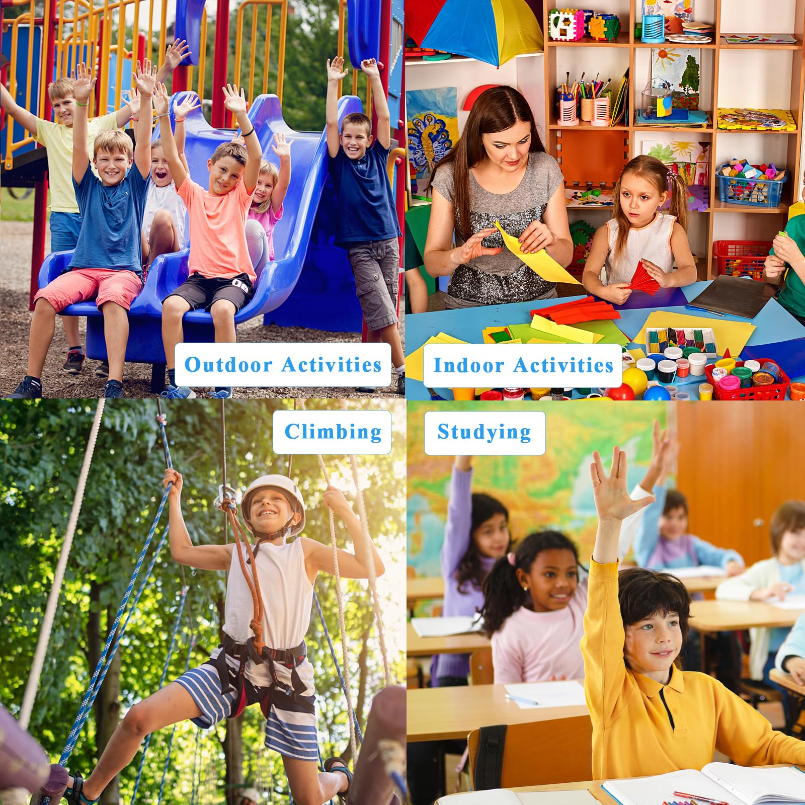WELROG Elastischer Gürtel für Kinder Jungen - Kindergürtel jungen Verstellbarer Gürtel für Jungen und Mädchen Sport Gürtel für Teenager