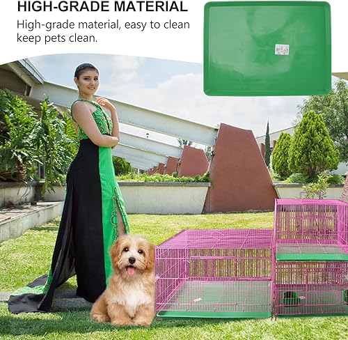 Miniatura 2 de Bandeja de jaula grande para conejos, accesorios para conejos, bandejas para jaula de perro, bandeja de repuesto para perrera para mascotas, bandeja