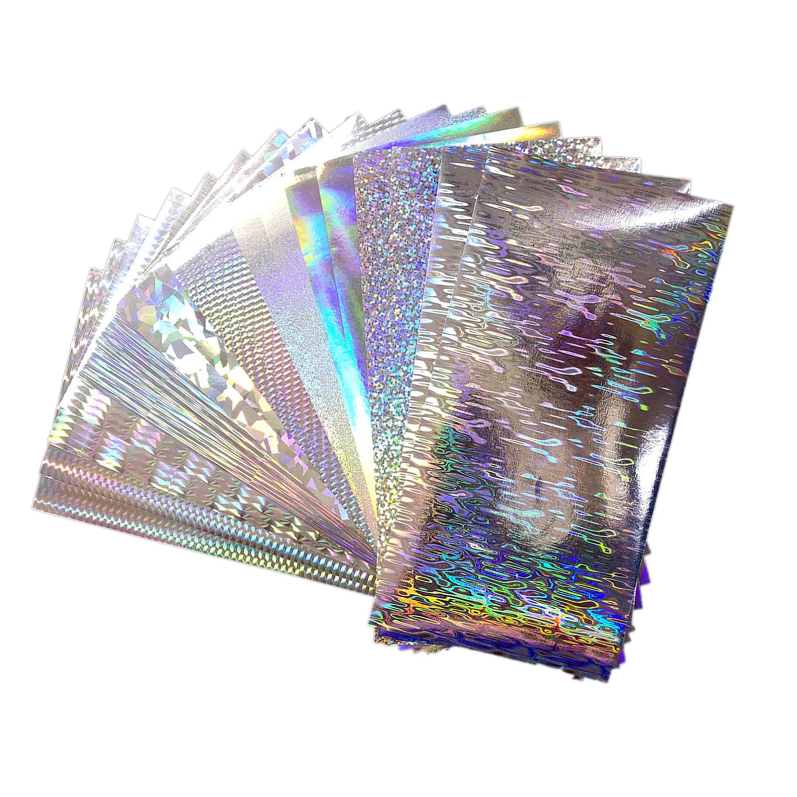 18 calcomanías reflectantes de escamas de peces, película adhesiva holográfica, cinta de señuelo intermitente, cebos duros, calcomanías para señuelos