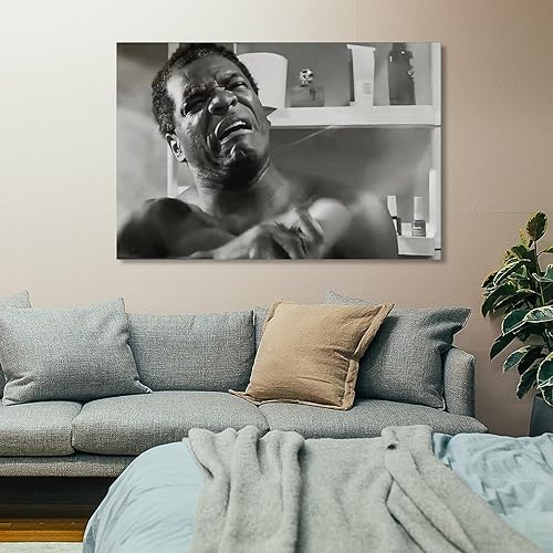 Miniatura 7 de Humor divertido hombre con cara feroz sentado en el inodoro de los años 90 película clásica retro impresión de pared póster pintura lienzo carteles