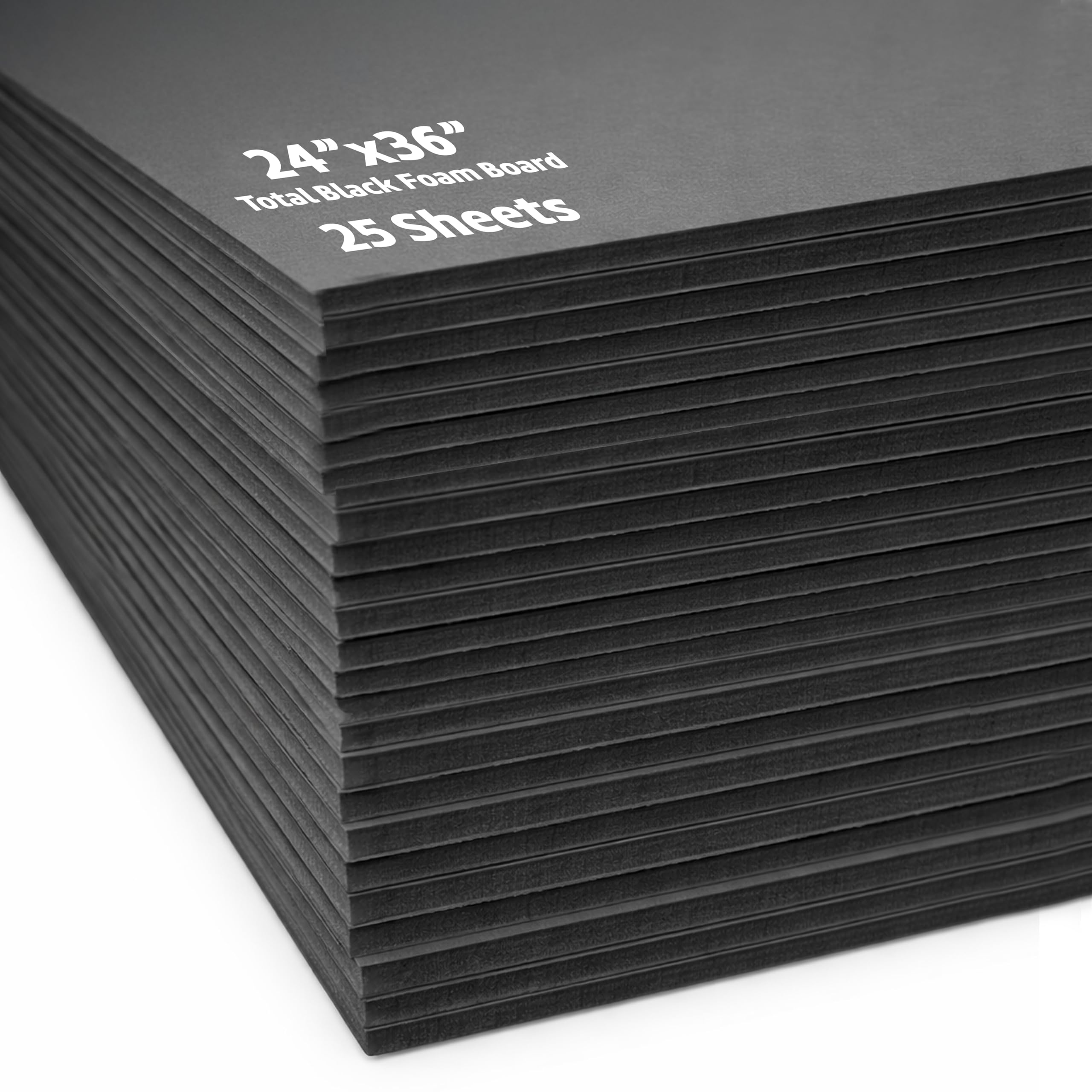 Flipside Total Black Foam Board 24x36 25-Pack