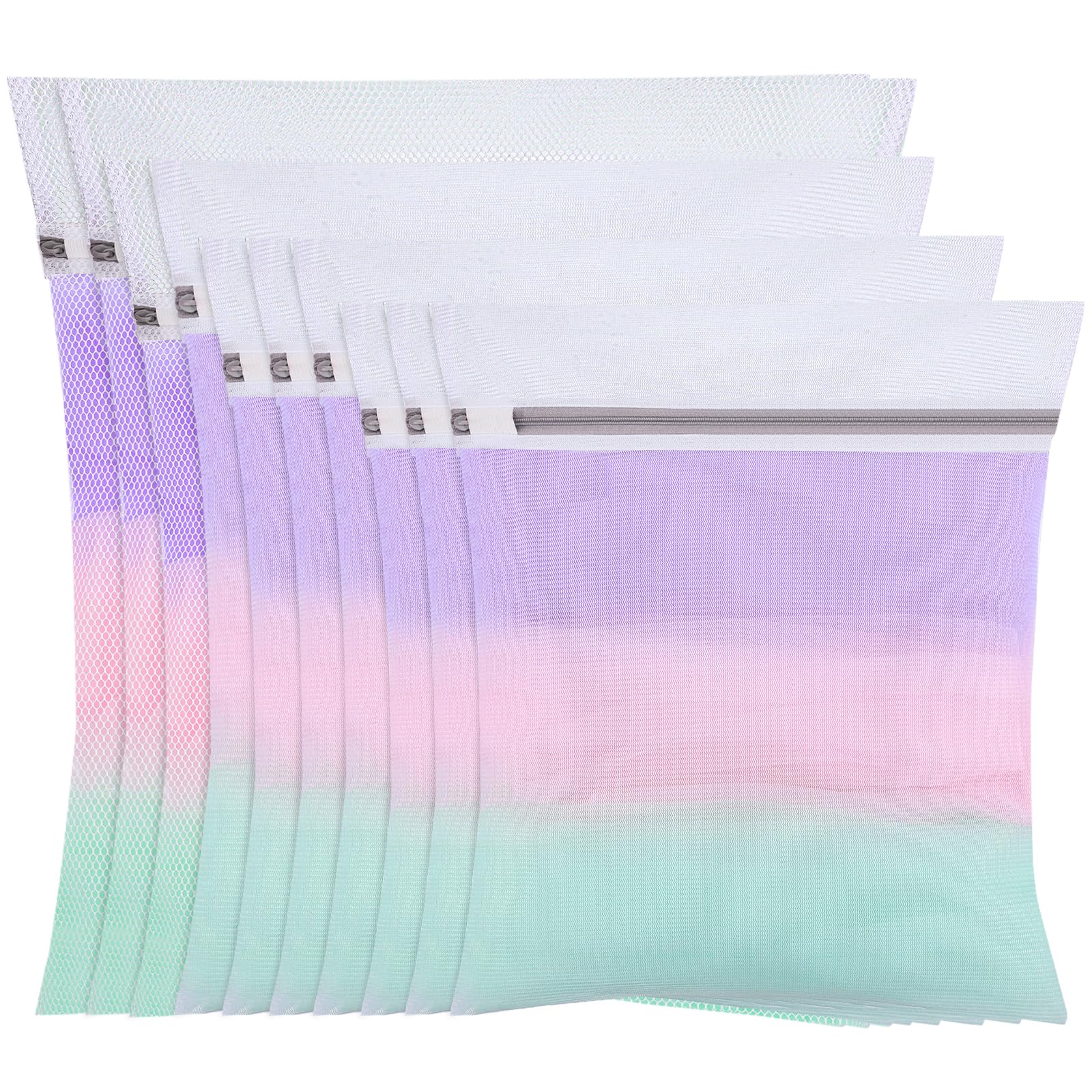 10 PCS Mesh Laundry Bags with Zips