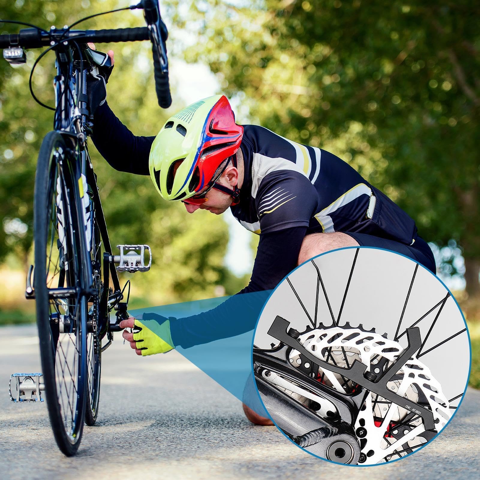 Ensemble de freins à disque en d'aluminium pour vélo