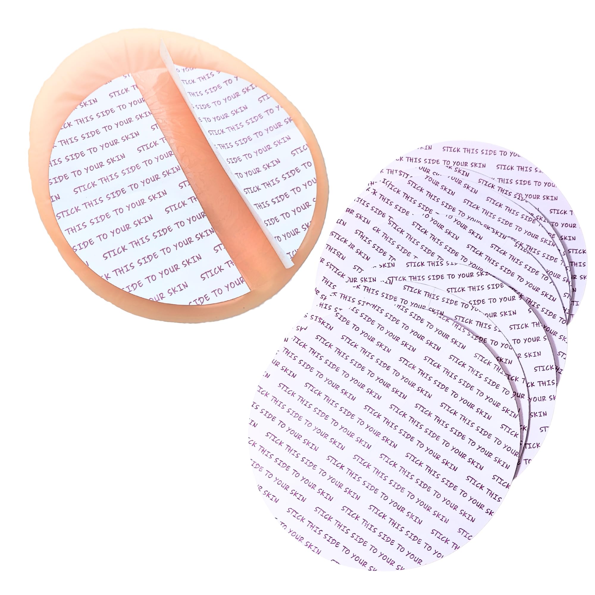 BOOBYLICIOUS Double-Sided Tape - Big 11cm Discs - Secures breast forms and breast enhancers to skin