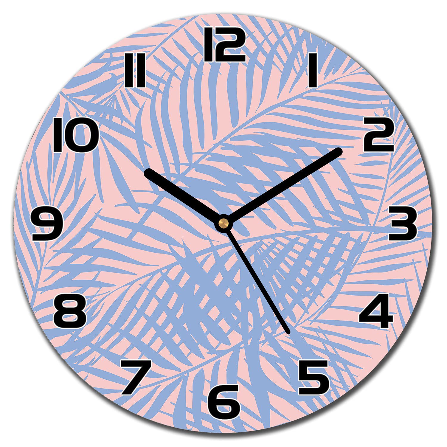 Horloge en verre lisible et robuste pour éviter les murs vides de cuisine