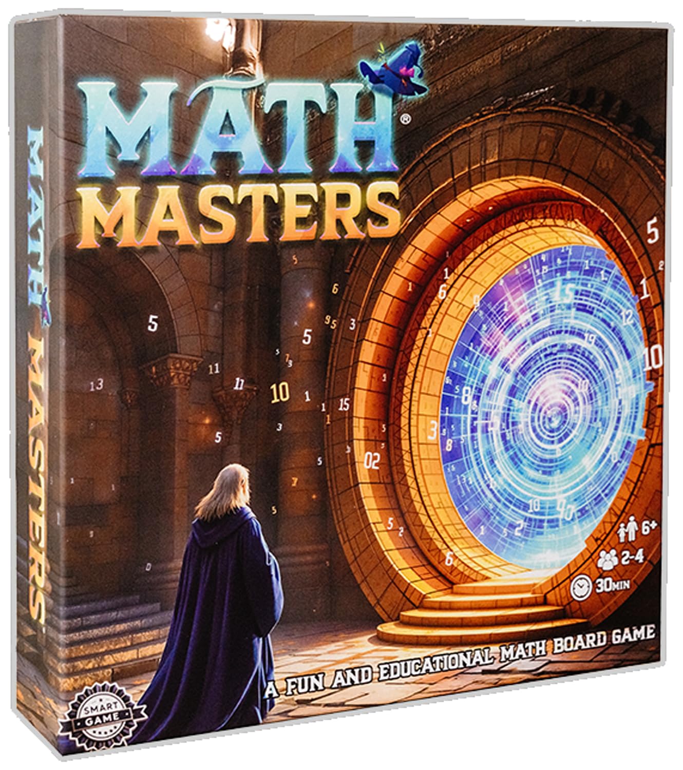 Math Masters Board Game - 2 to 4 Player - Fun and Educational - For Ages 6+ - Fun for the whole Family