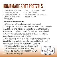 Vista 8 de Sal de pretzel para pretzels suaves, sal de grado alimenticio para pretzels y bagels, sal marina gruesa resistente al calor para masa suave
