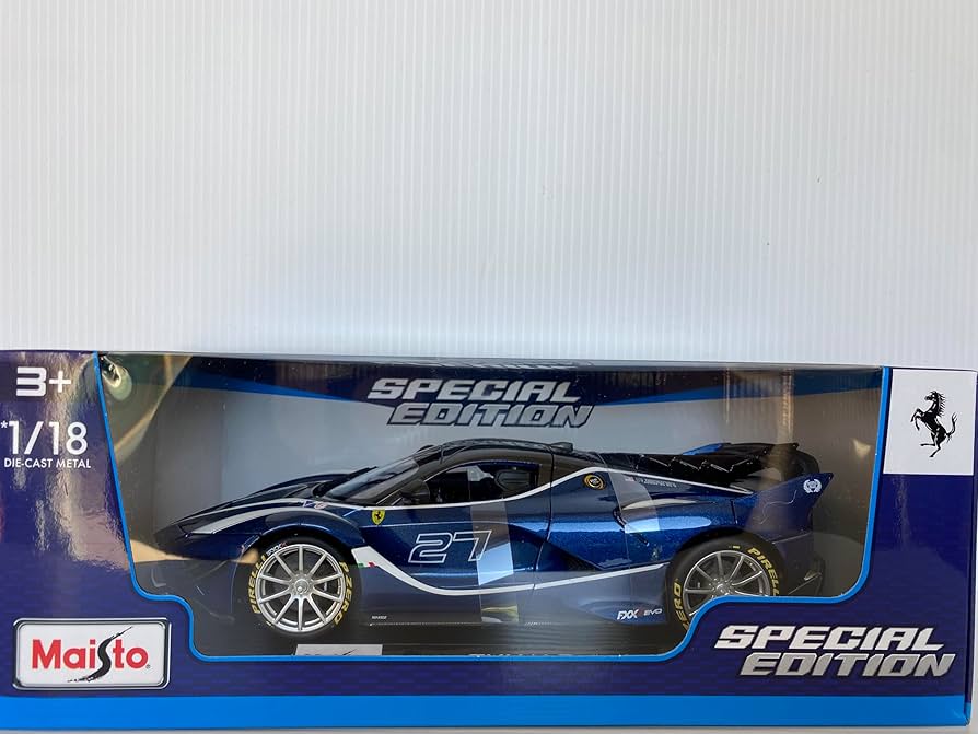 マイスト　Maisto LaFerrari 1/18 FXX K Ferrari FXX K by Maisto in 1/18 scale - YouTube
