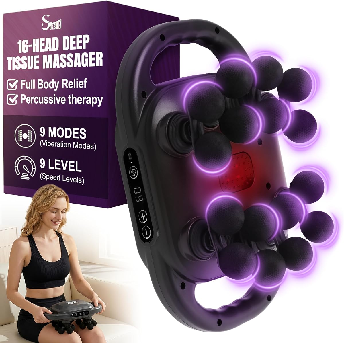 Dr. Sheen 16 Head Massage Gun