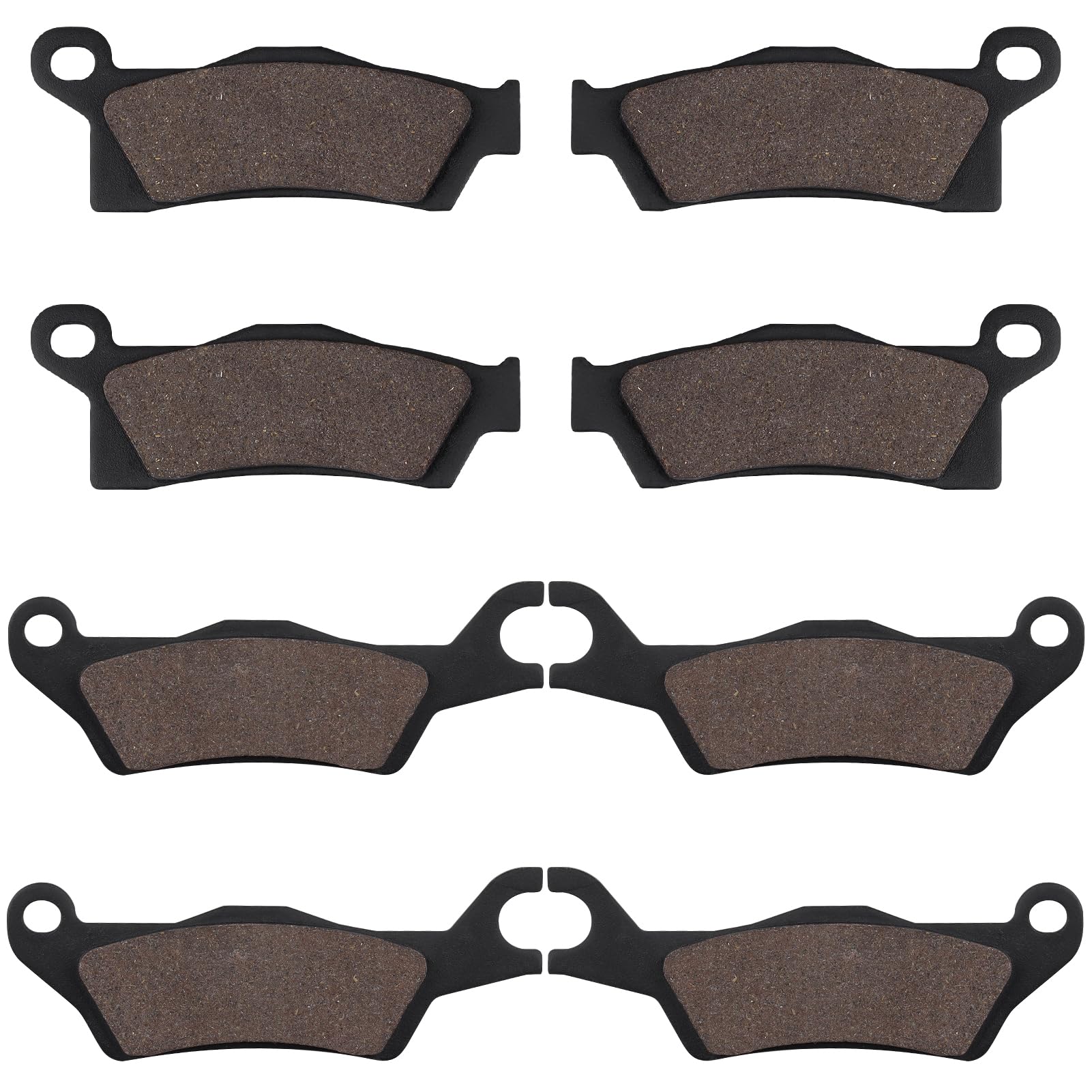 LOCOPOW Plaquettes de frein avant et arrière pour Can-Am Outlander 1000 450 570 650 850 6x6 Max 500 800R Renegade 500 1000 650 800R 850