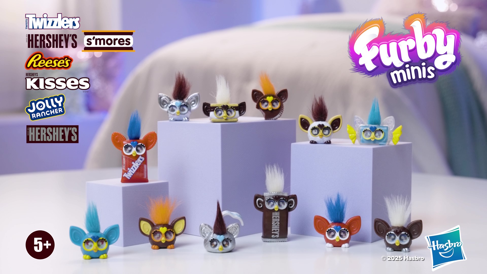 Amazon.com: Furby Minis 12 Pack of The Hershey Company Figures