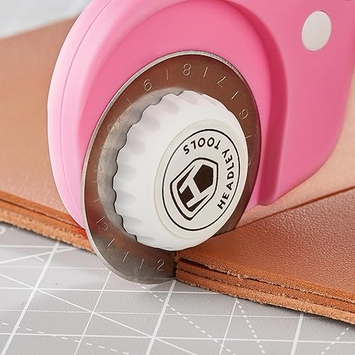 Miniatura 7 de HEADLEY TOOLS Cuchillas rotativas de 1.77 pulgadas (1.772 in), paquete de 10 unidades para Olfa, Fiskars, hoja giratoria de repuesto para