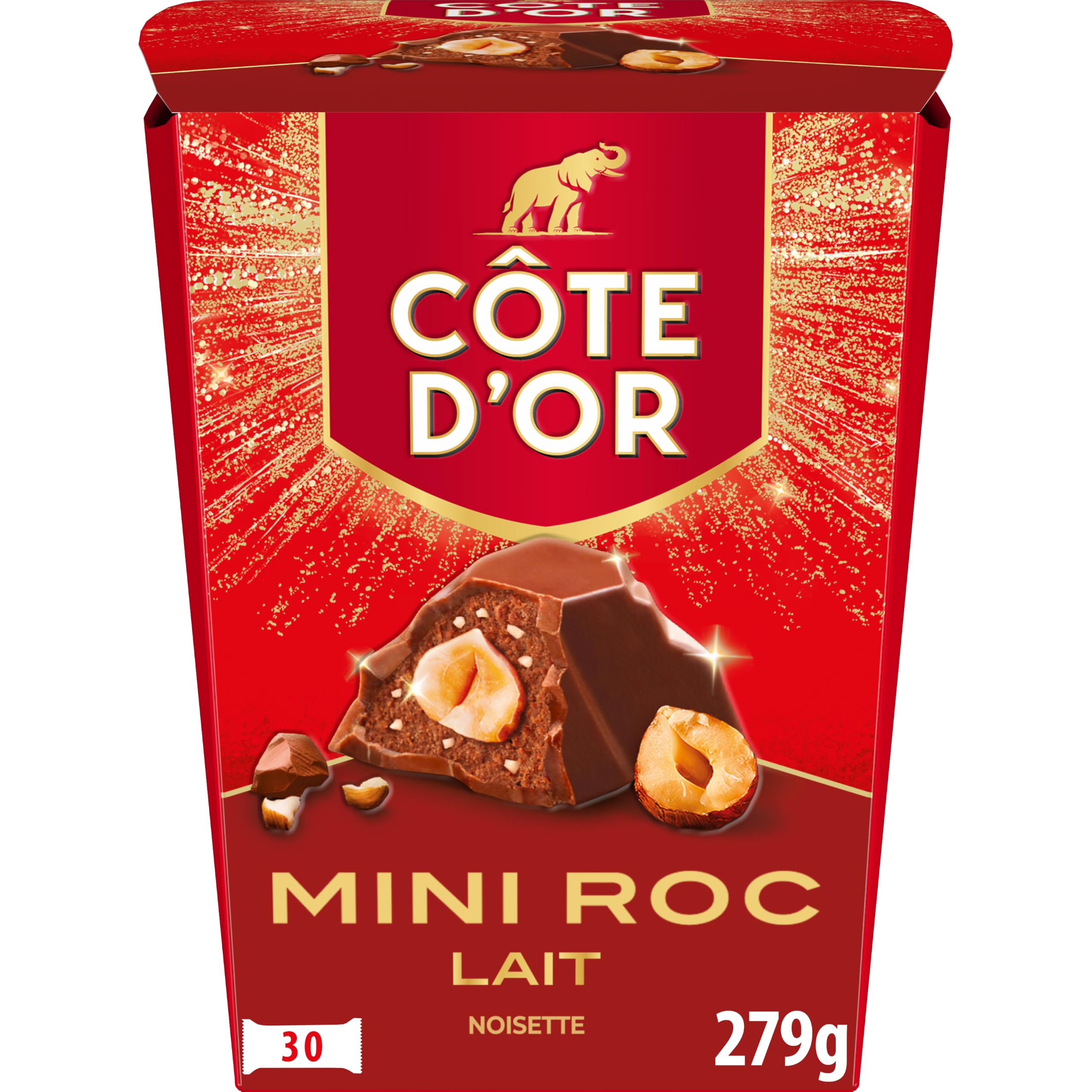 Côte d'Or - Mini Roc Lait - Chocolats de Noël - 1x279g