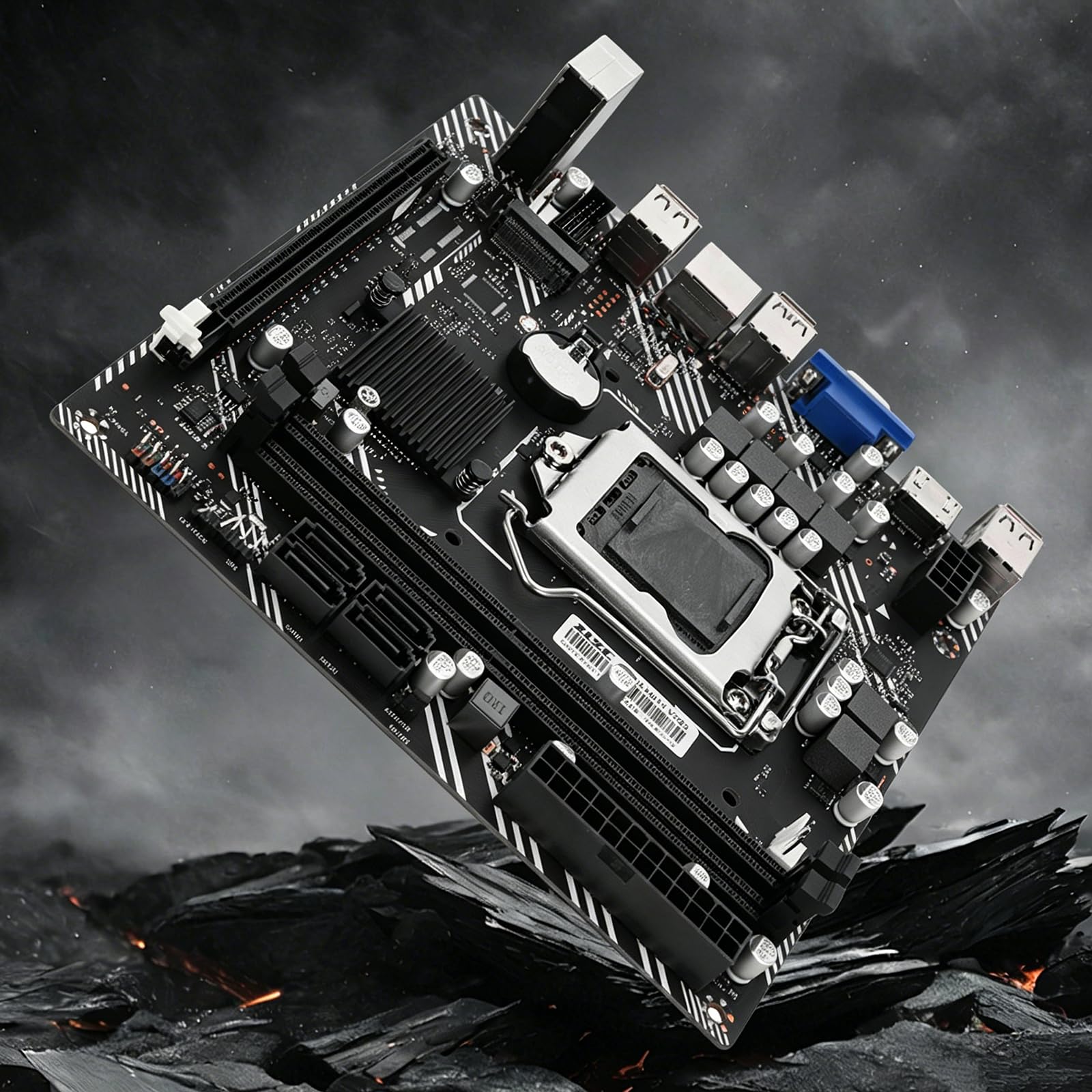 Chipset H311 ITX Scheda madre DDR4 + M.2 NVME Upgrade Compatibile con LGA 1155 Intel CPU LGA 1155 Socket Scheda madre solo per uso desktop