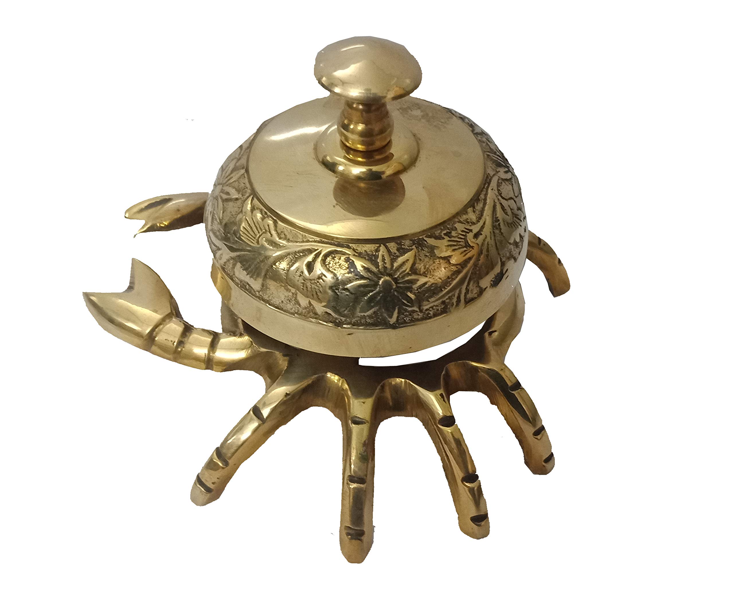 Brass Bell Office Desk Calling Ring Bell | 4.5-Inch | Office Decorative Accessories (B09HXPR17H) Amazon Price History, Amazon Price Tracker