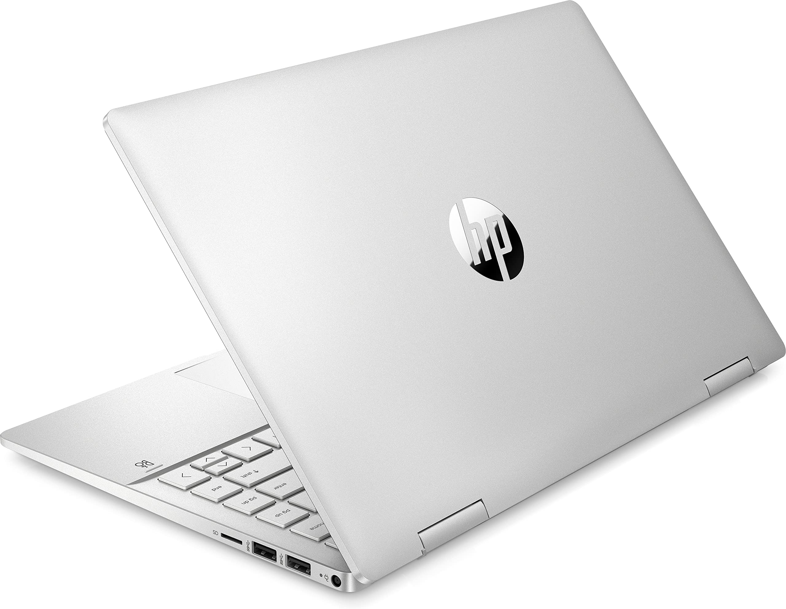 HP Pavilon x360 14-ek1255ng Ordinateur Portable Convertible 14" FHD IPS Tactile, PC Portable (Intel Core i5-1335U, RAM 16 Go, SSD 512 Go, Intel Iris Xe, Windows 11), Laptop Argent, Clavier AZERTY