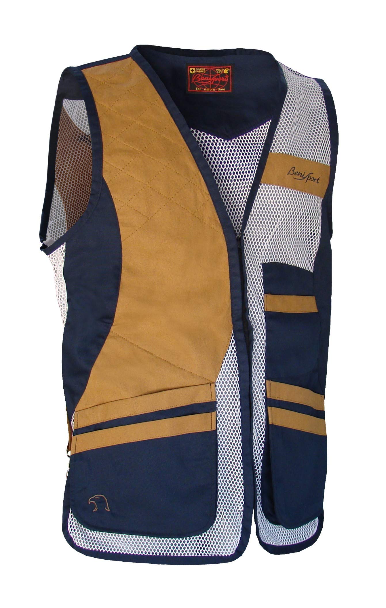 BENISPORT Chaleco Tiro encina Marino Chaleco de Tiro Profesional