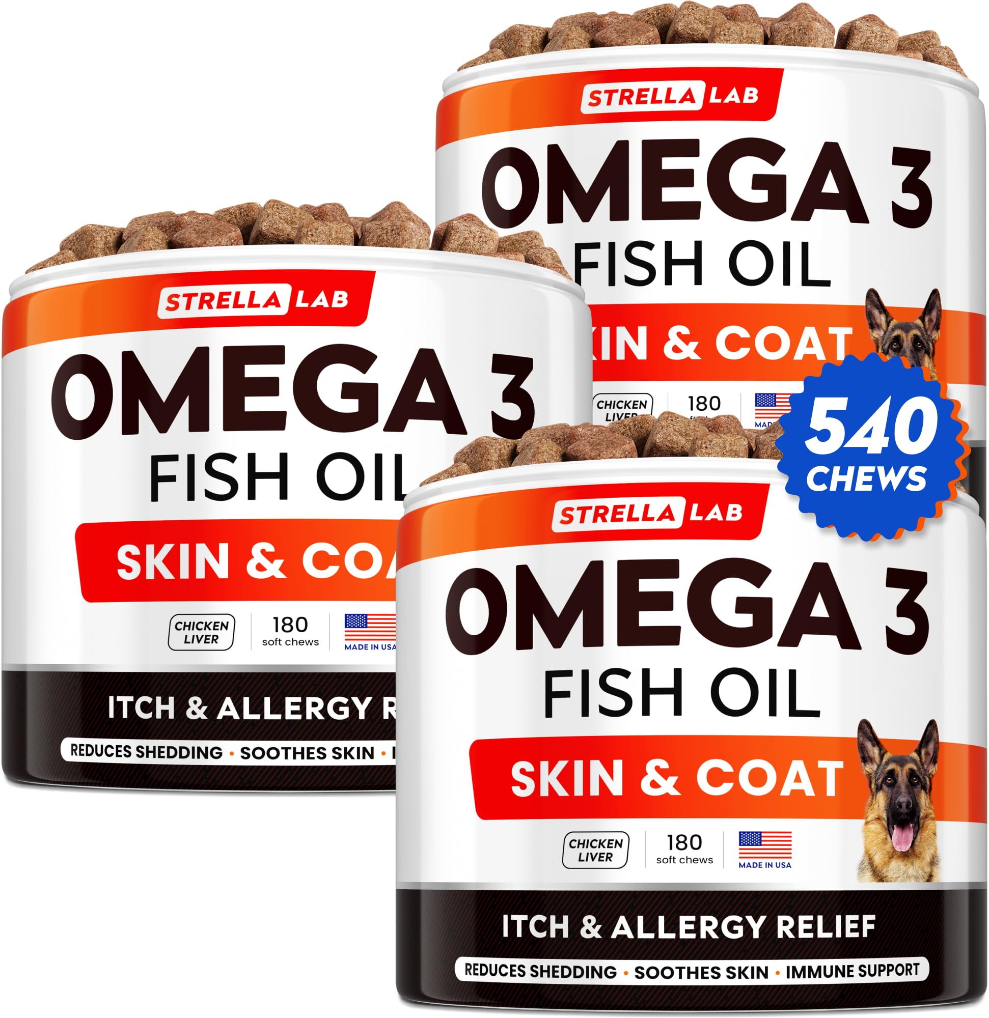 StrellaLab Omega 3 for Dogs