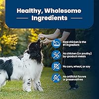 Vista 6 de Blue Buffalo Life Protection Formula - Alimento para perros pollo natural y arroz integral, alimento seco para perros adultos, bolsa de 34 libras