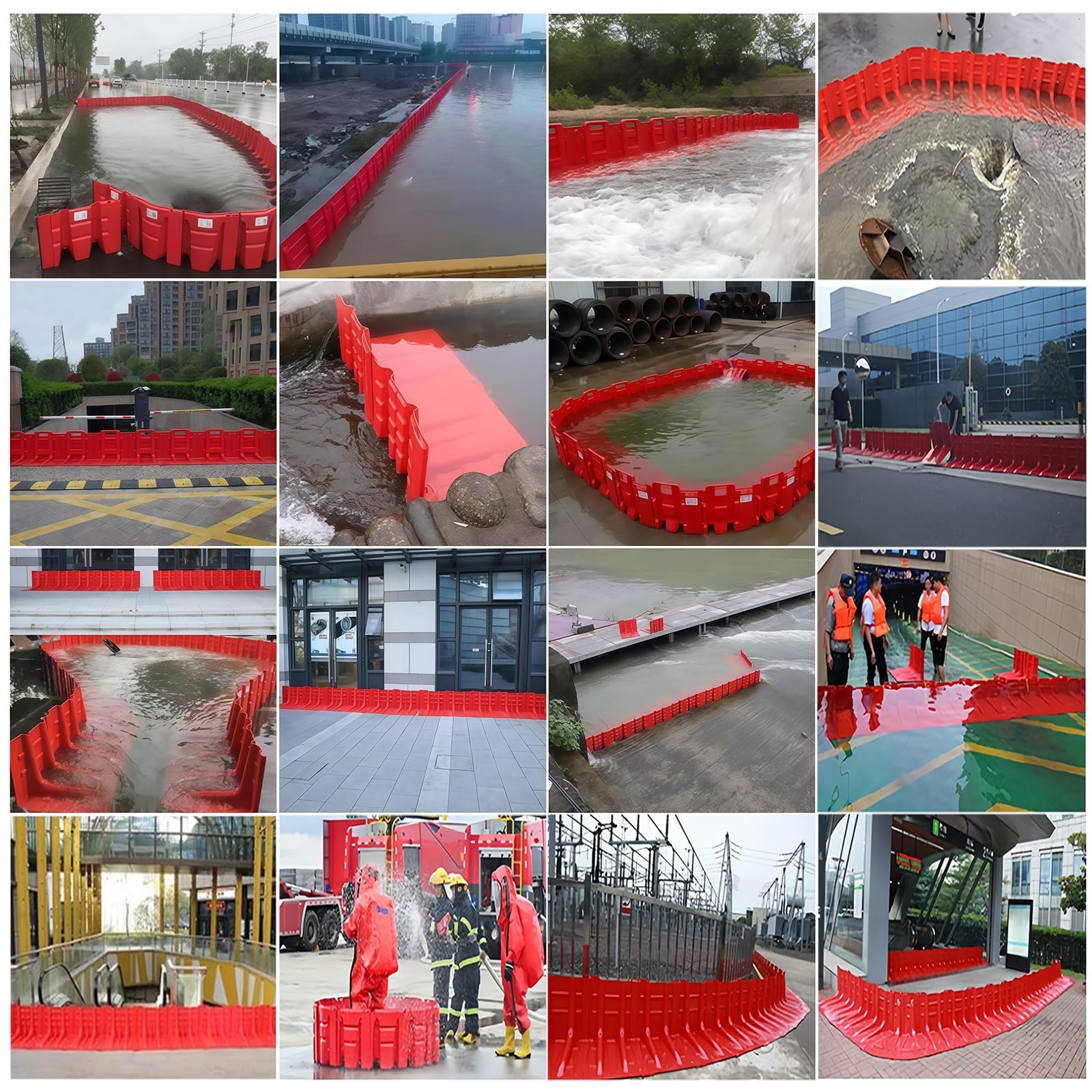 Genérico Tablero de protección contra inundaciones, Barrera de Agua Reutilizable en Forma de L para garajes, ríos y sótanos, 2/4/8/10/20/30 Piezas (30 Unidades)