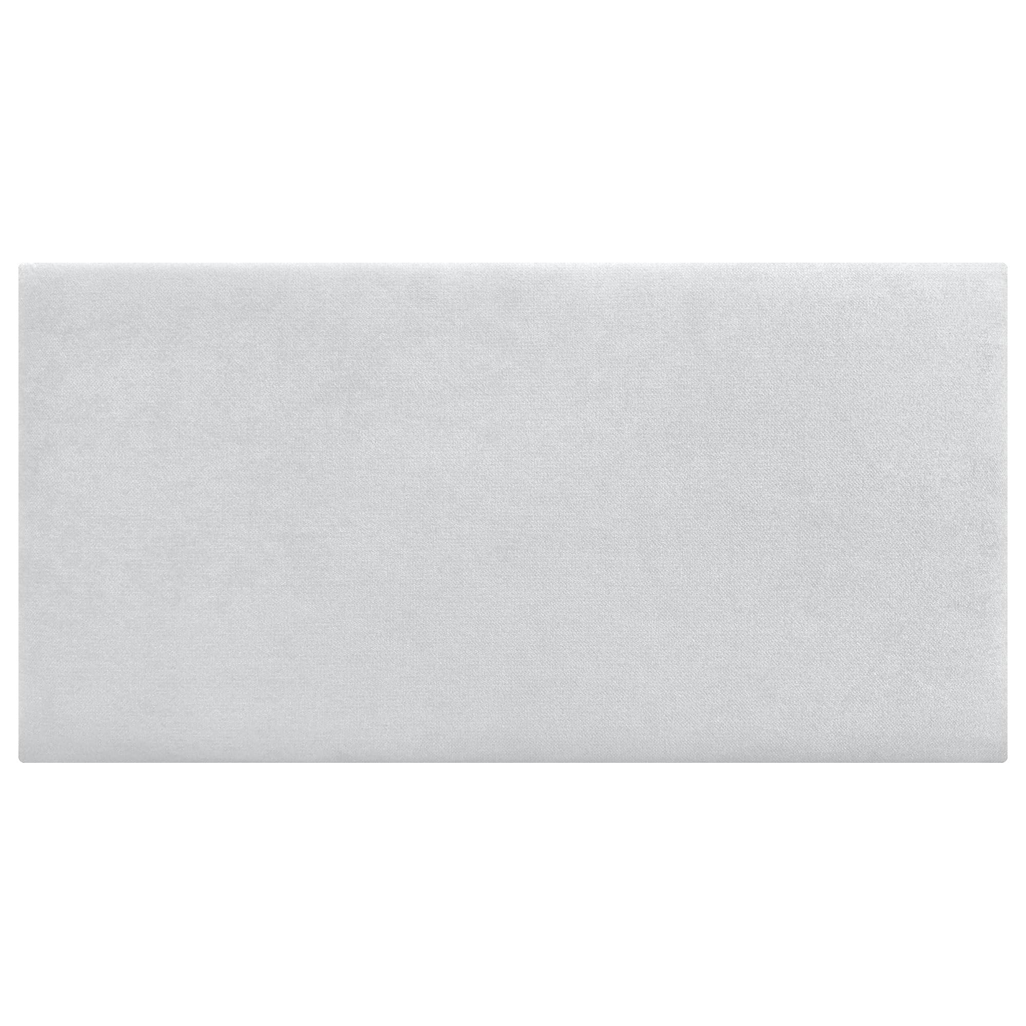 DHOME Testiera Imbottita Liscia in Tessuto Aqualine Altezza 70CM Spessore 4cm e 8cm per Parete Acustica Testiere Fonoassorbenti Letto Camera da Letto (Tessuto Bianco, 160cm, Spessore 4cm)