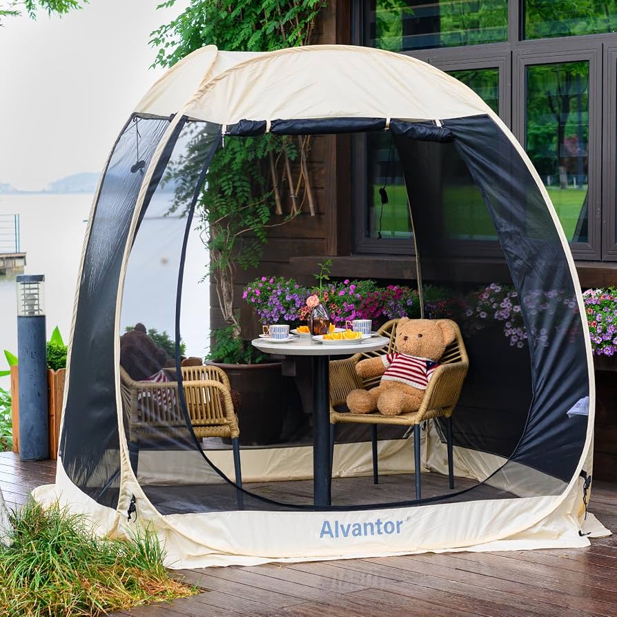 Amazon.de: Alvantor Pop-Up-Zelt, Haus, Zimmer, Sofort-Camping