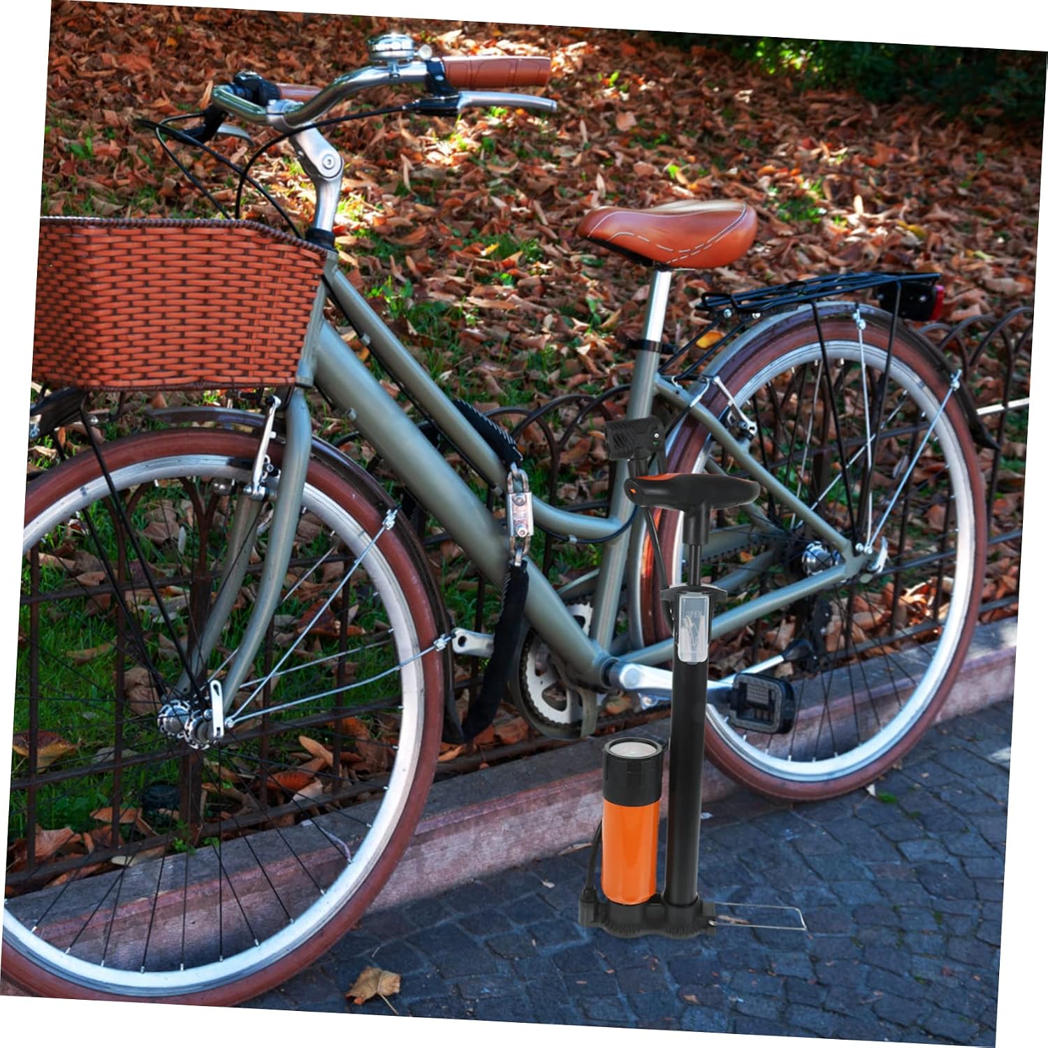 Pump High Pressure Inflator for Bike Quick Inflation for Cycling for Home and Travel Use