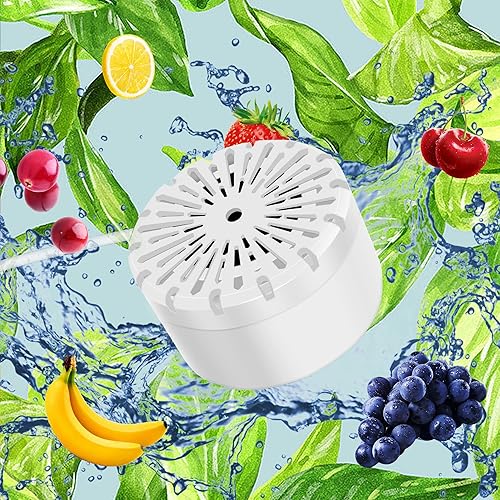AOPNLHHO Máquina de limpieza de frutas y verduras lavadora recargable de frutas y verduras máquina limpiadora de verduras multifunción purificador