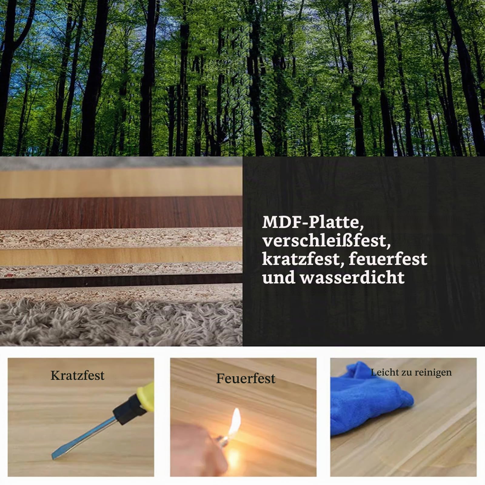 Empfangstheke mit abschließbaren Schubladen & Schrank, Rezeption in schwarz, Empfangstresen, Bürotheke, für Firmenhallen, Hotelrezeptionen, Bekleidungsgeschäften, Konditoreien, Obstgeschäften