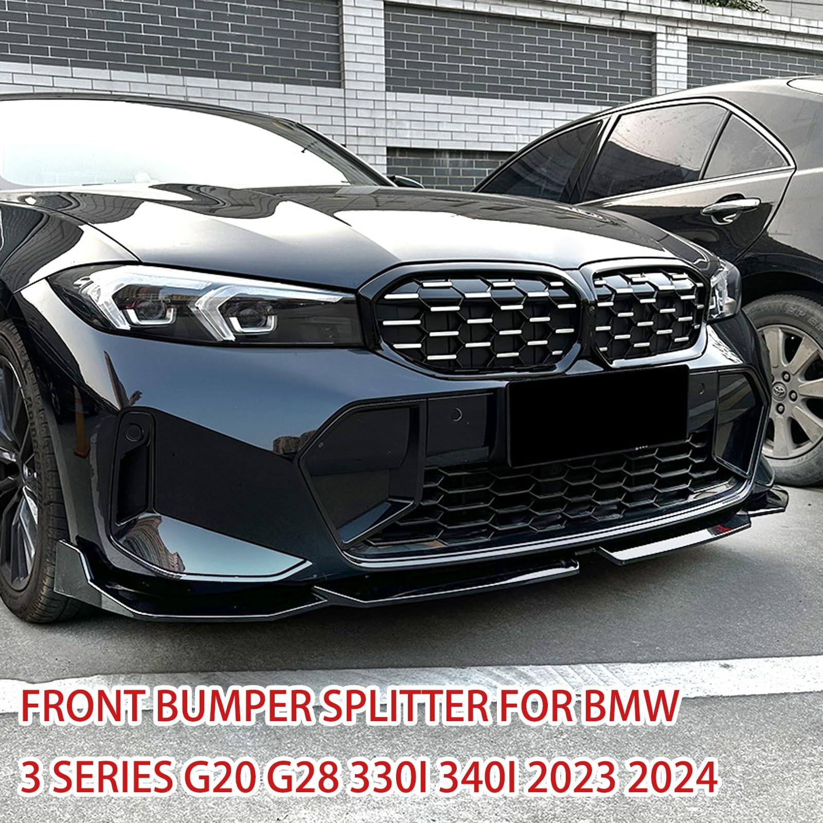 Amazon | フロントバンパーリップ BMW G20 3シリーズ 330e 330i M340i