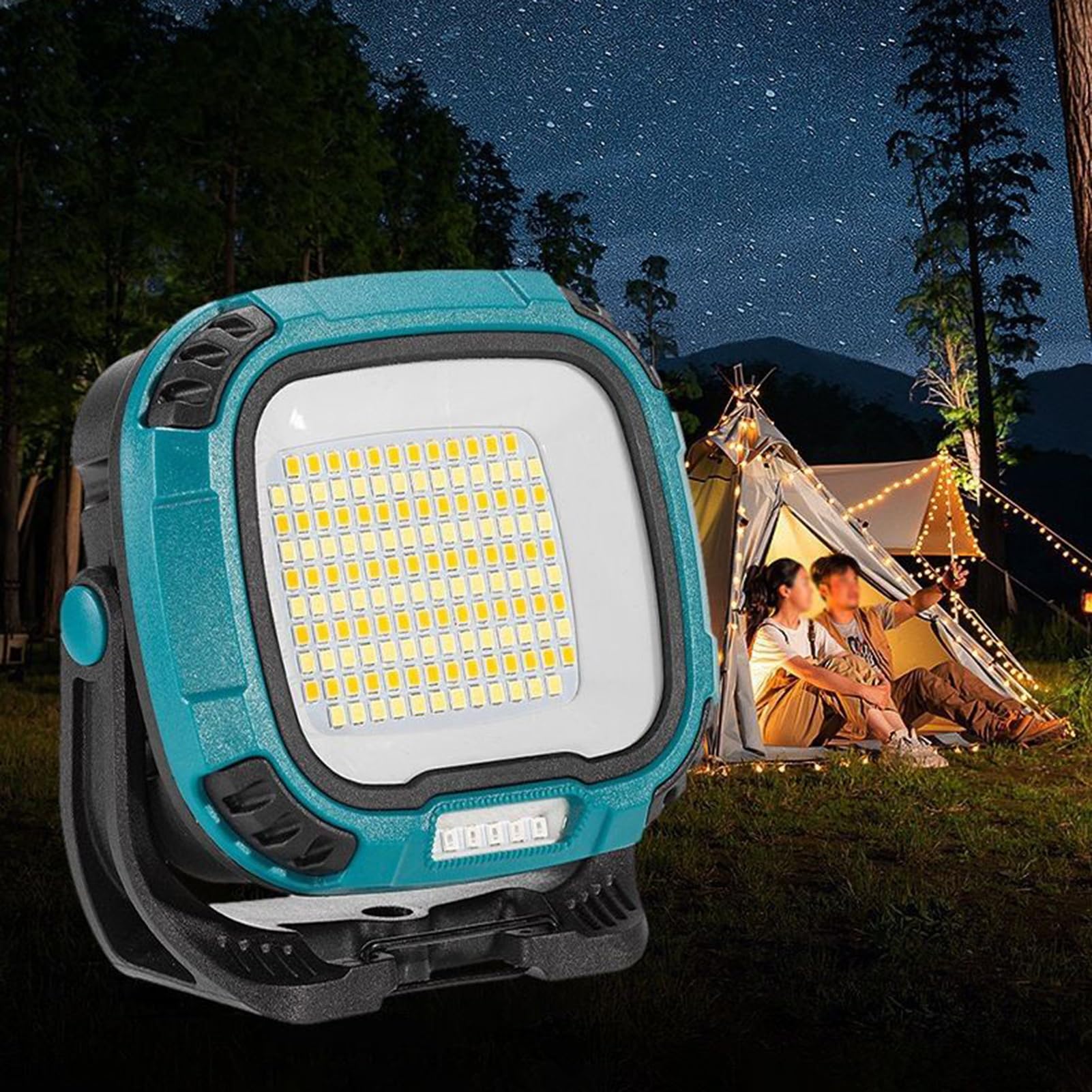 Światła robocze do ładowania, lampa LED USB, przenośna lampa użytkowa, wodoodporna, pyłoszczelna konstrukcja, czerwony tryb awaryjny, na kemping, naprawę samochodu, wędkowanie, do użytku w podróży na