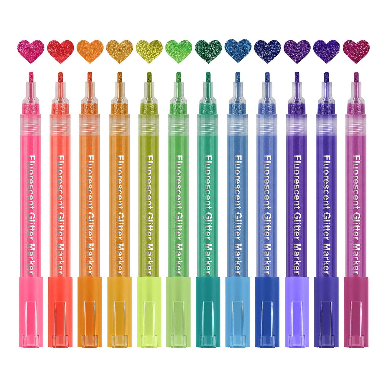 蛍光ペン 水性蛍光ペン 中字 6本セット ブラックボード用 顔料インク