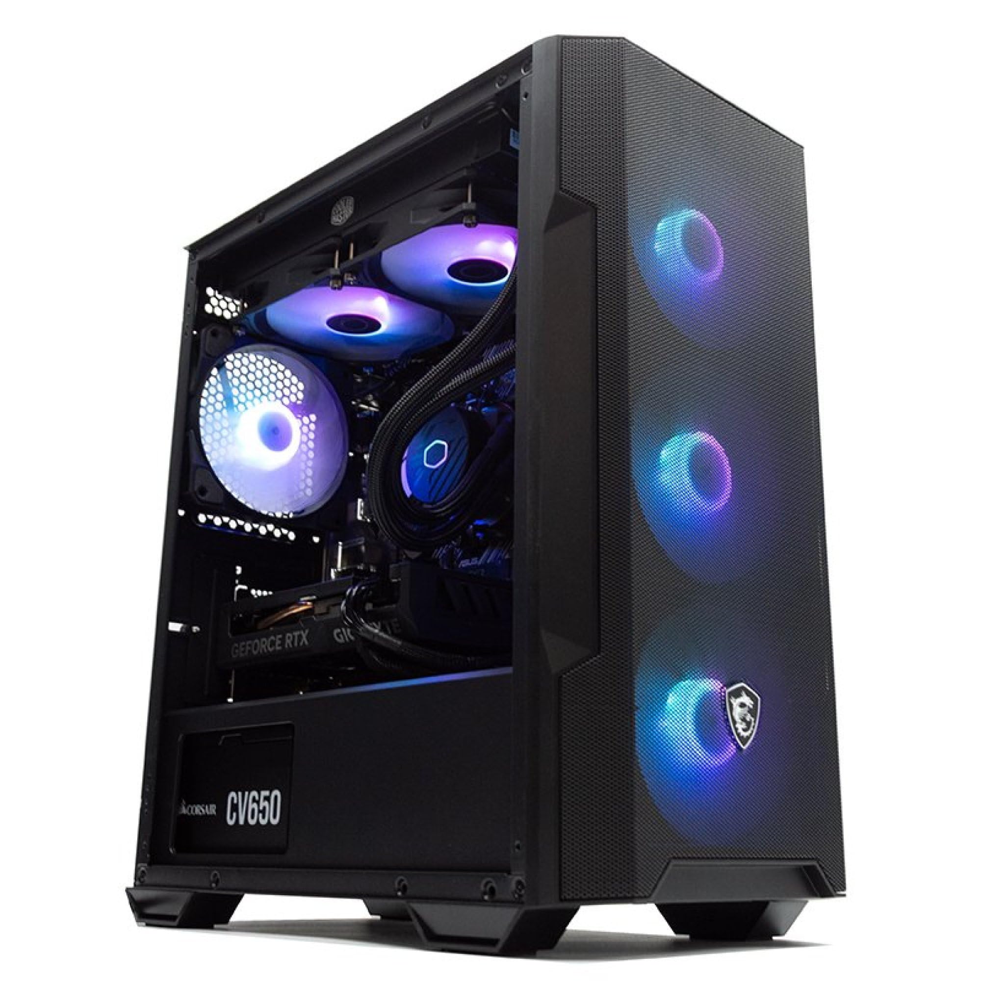 PcCom Ready Gaming PC AMD Ryzen 7 5800X 32GB RAM 1TB SSD RTX 5060 Desktop Gaming WiFi Computer Gamer High Performance